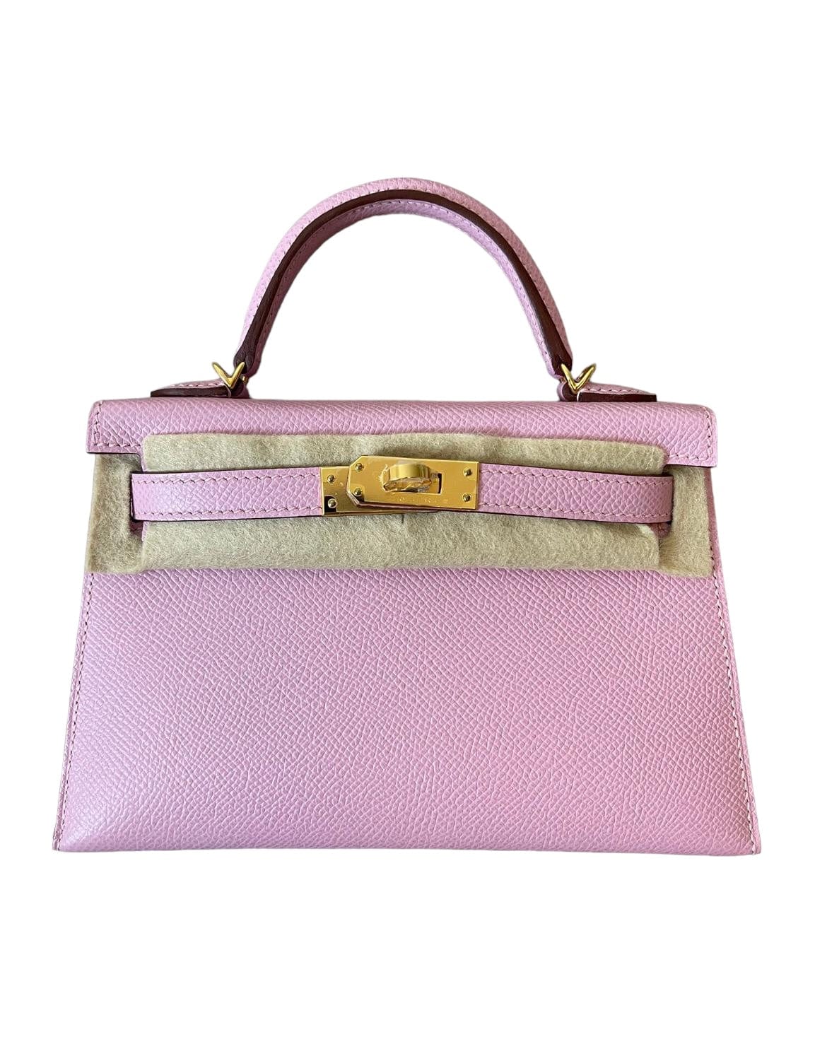 Hermès New Kelly 20 Mauve Sylvestre Epsom GHW #U SKC1622