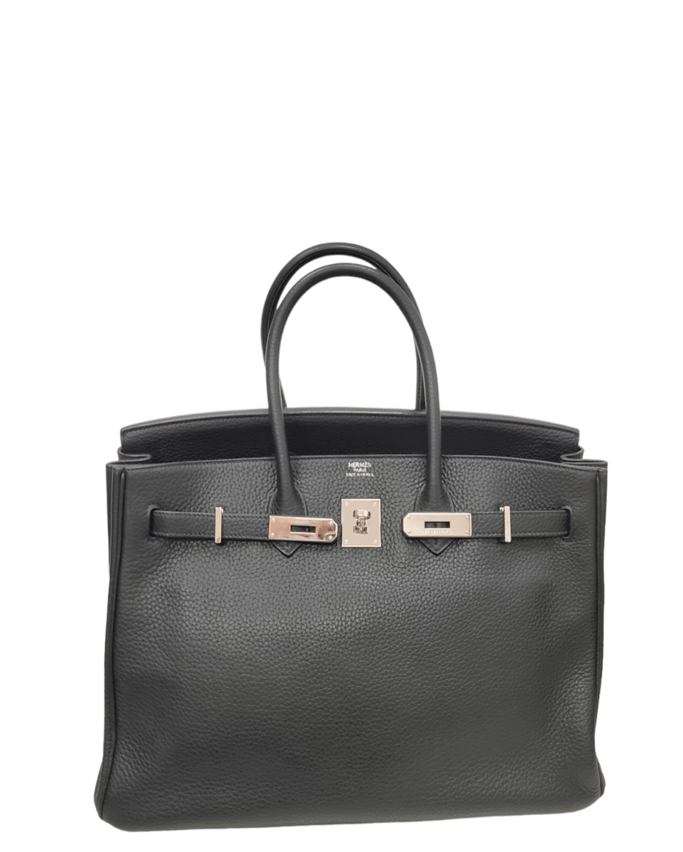 **RESERVED FOR SWAP** Hermes Birkin 35 Black Togo PHW #O SKL1338