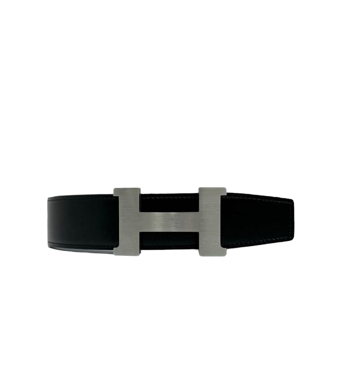 Hermes Hermes Blue/Black H Belt 95cm D FM310