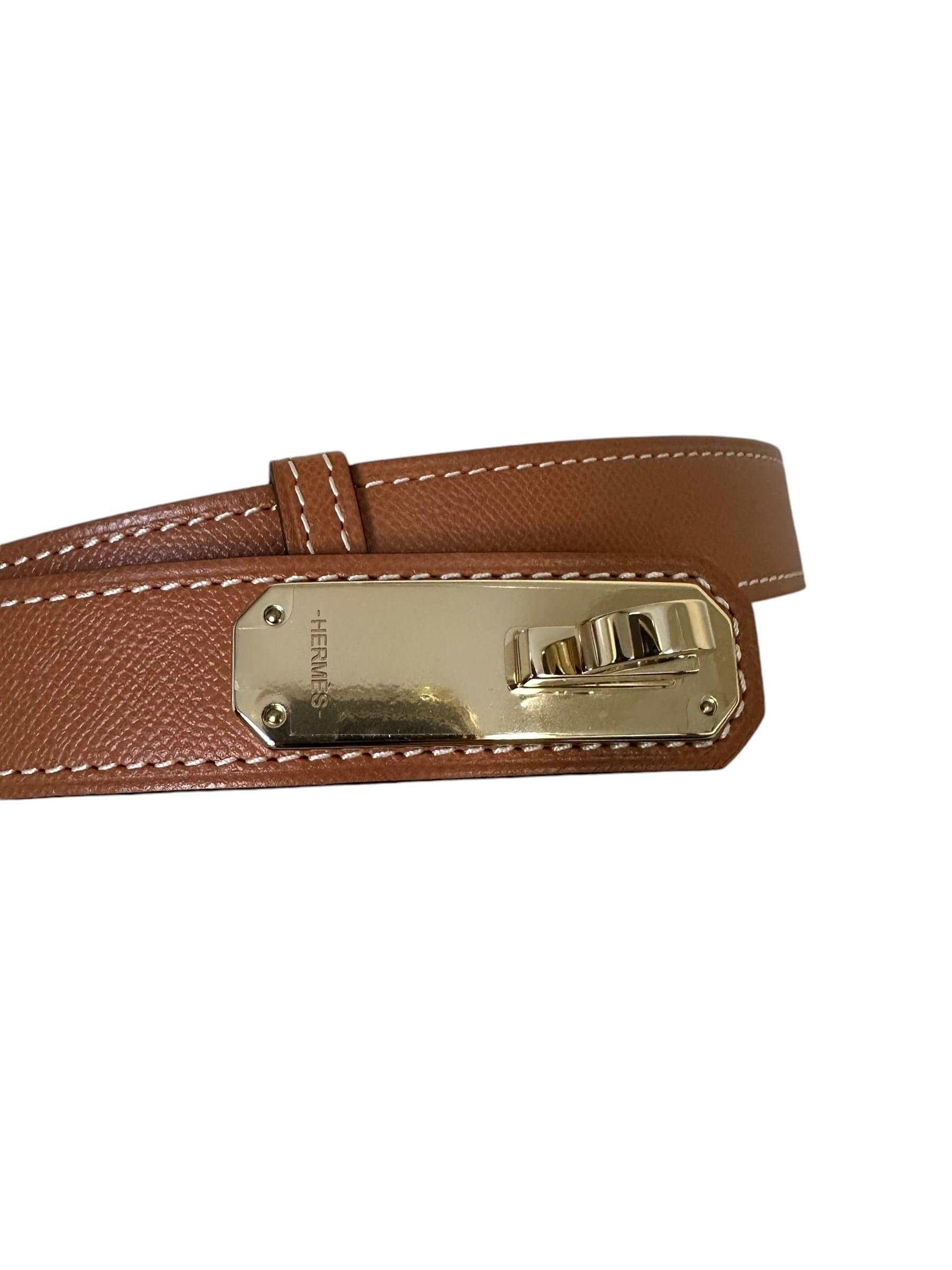 Hermes Kelly Belt in Gold Epsom with GHW - New in Box