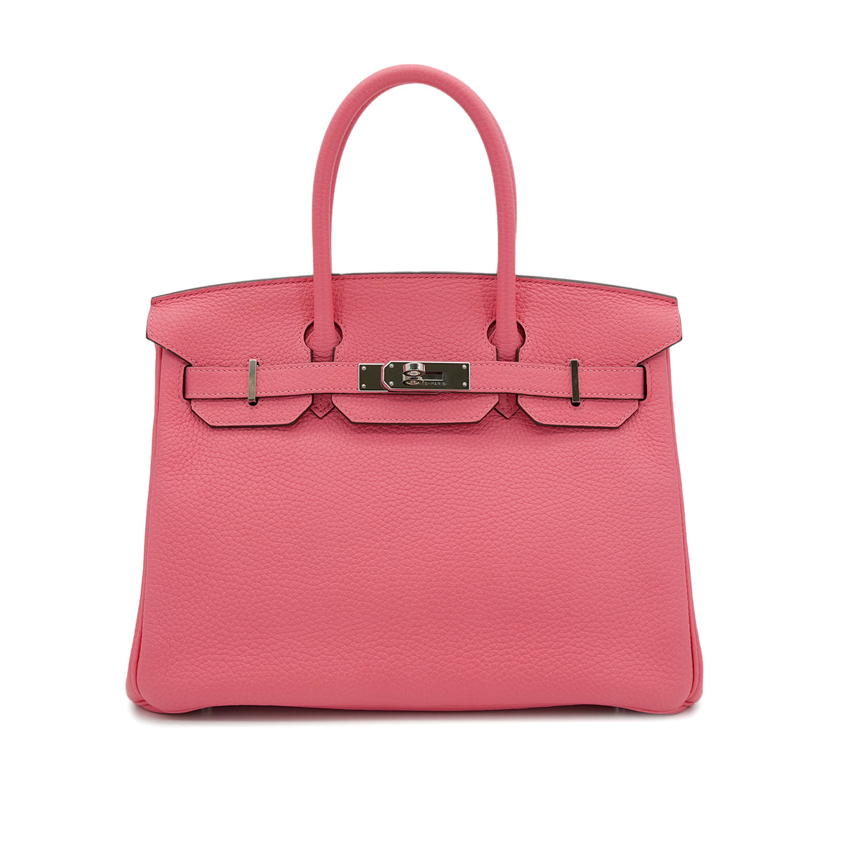 HERMES BIRKIN 30 ROSE LIPSTICK TAURILLON CLEMENCE HAND BAG Y SHW 90302929 - PURPOSE