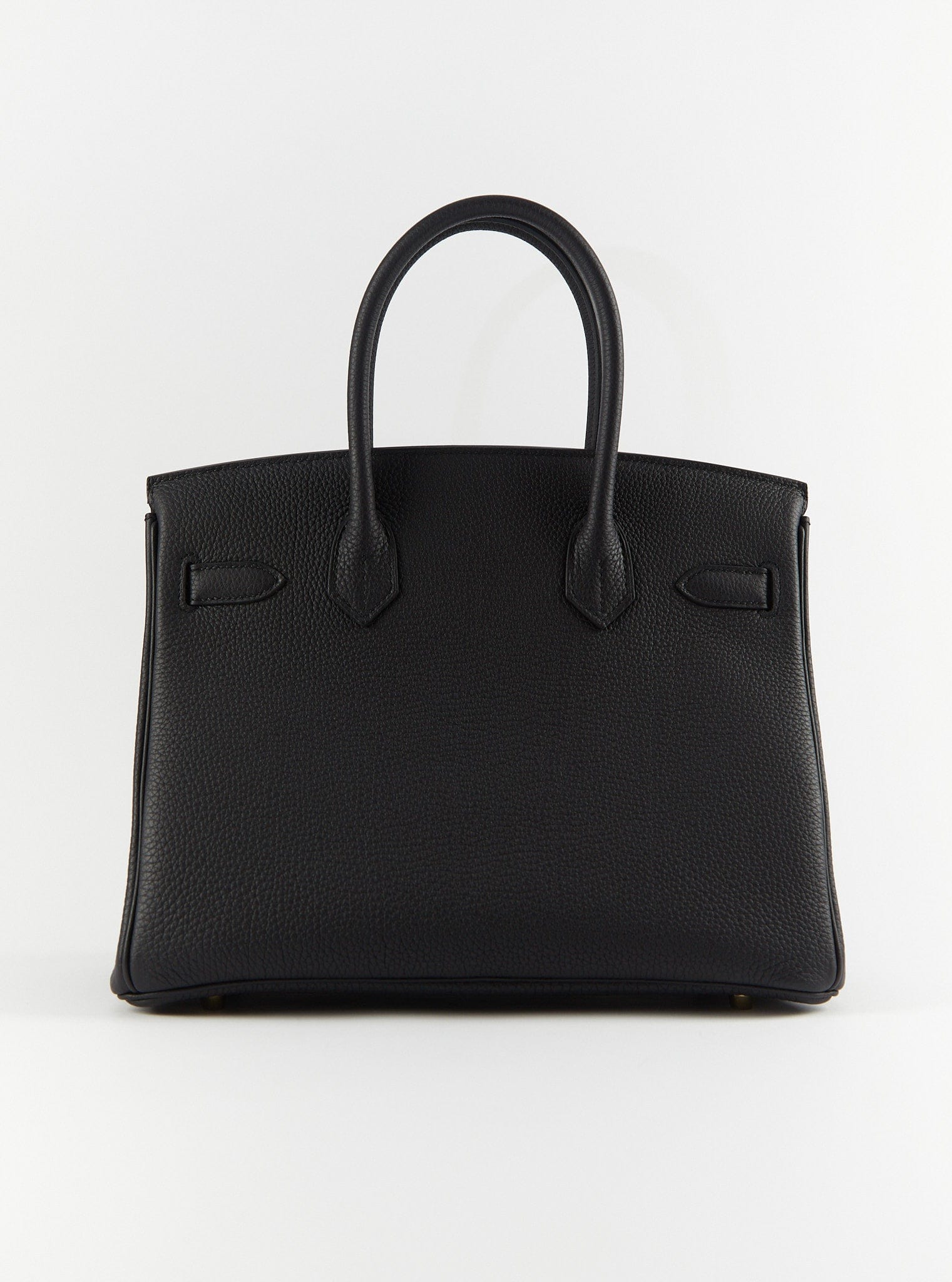 Hermès HERMÈS BIRKIN 30CM BLACK Togo Leather with Gold Hardware