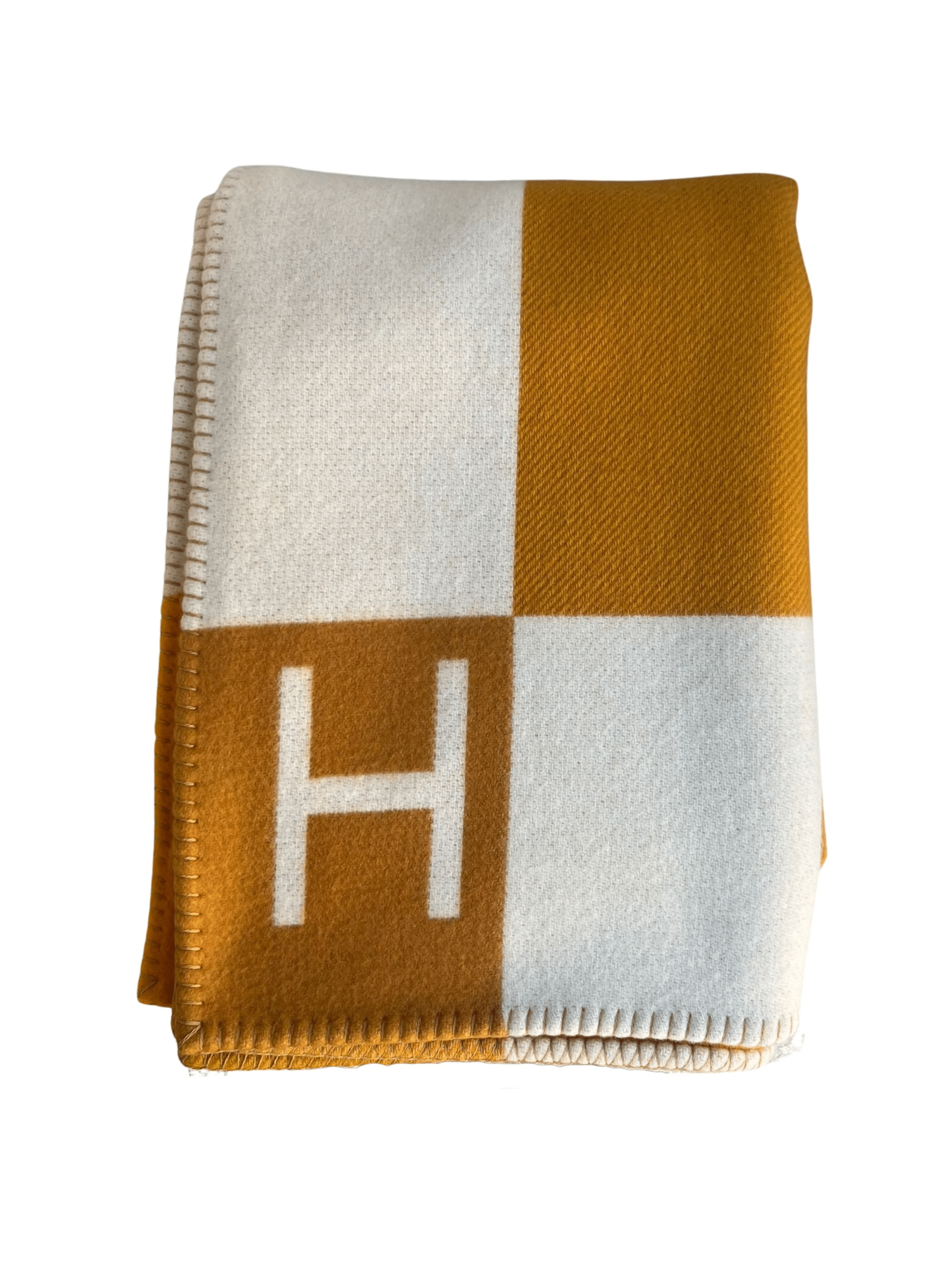 Hermès HERMÈS VIBRATION THROW BLANKET Miel