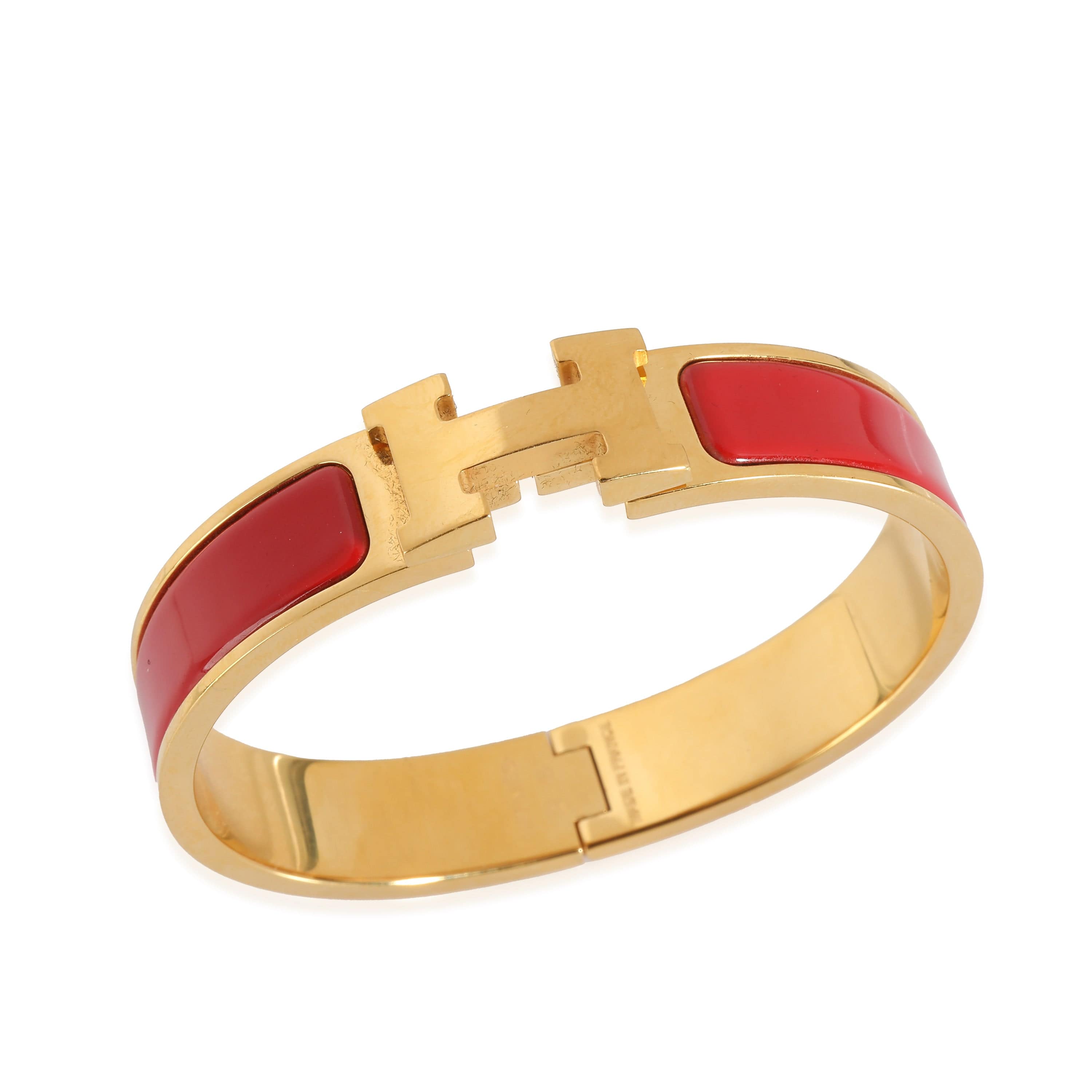 Hermès Clic H Bracelet in  Gold Plated