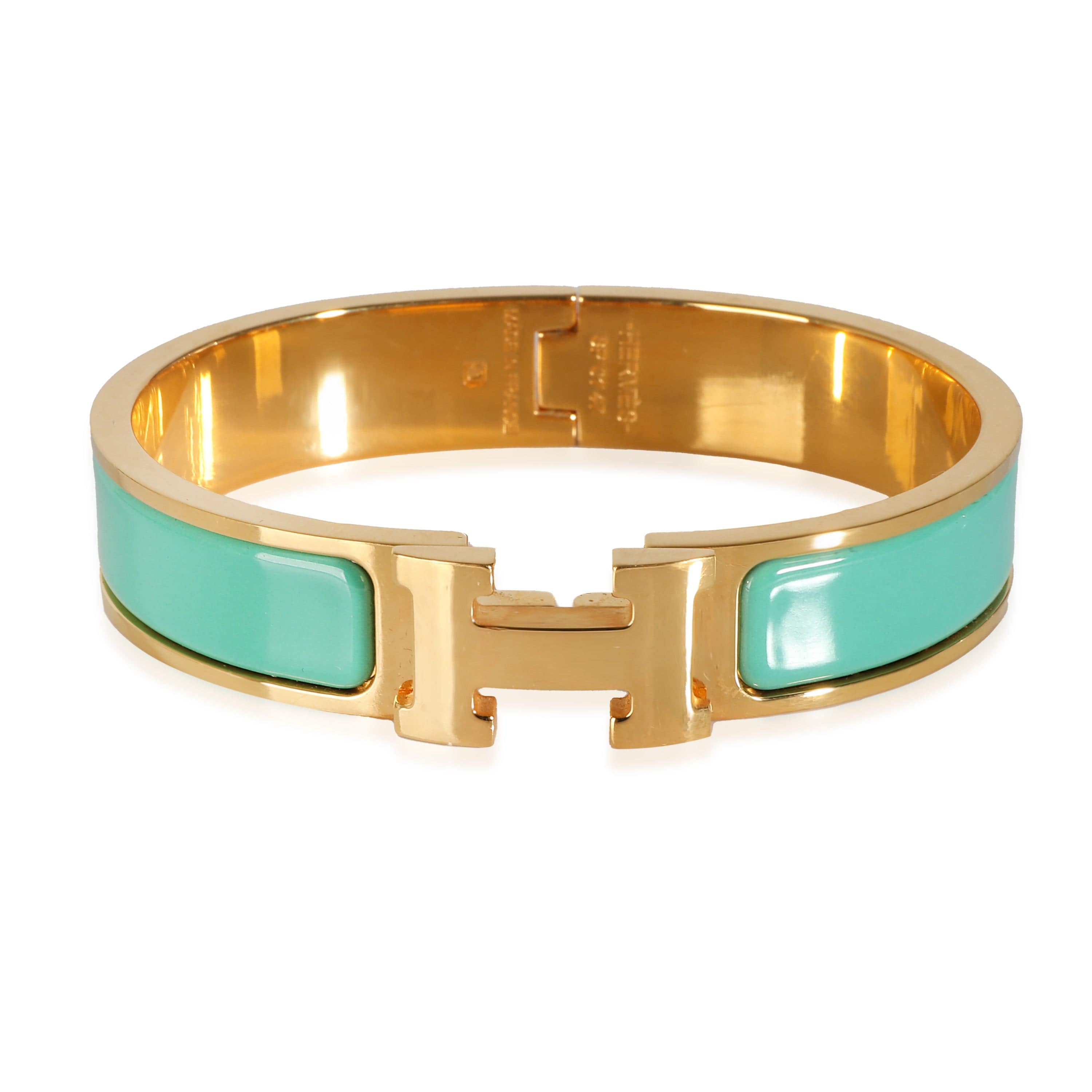 Hermès Clic H Bracelet in  Gold Plated