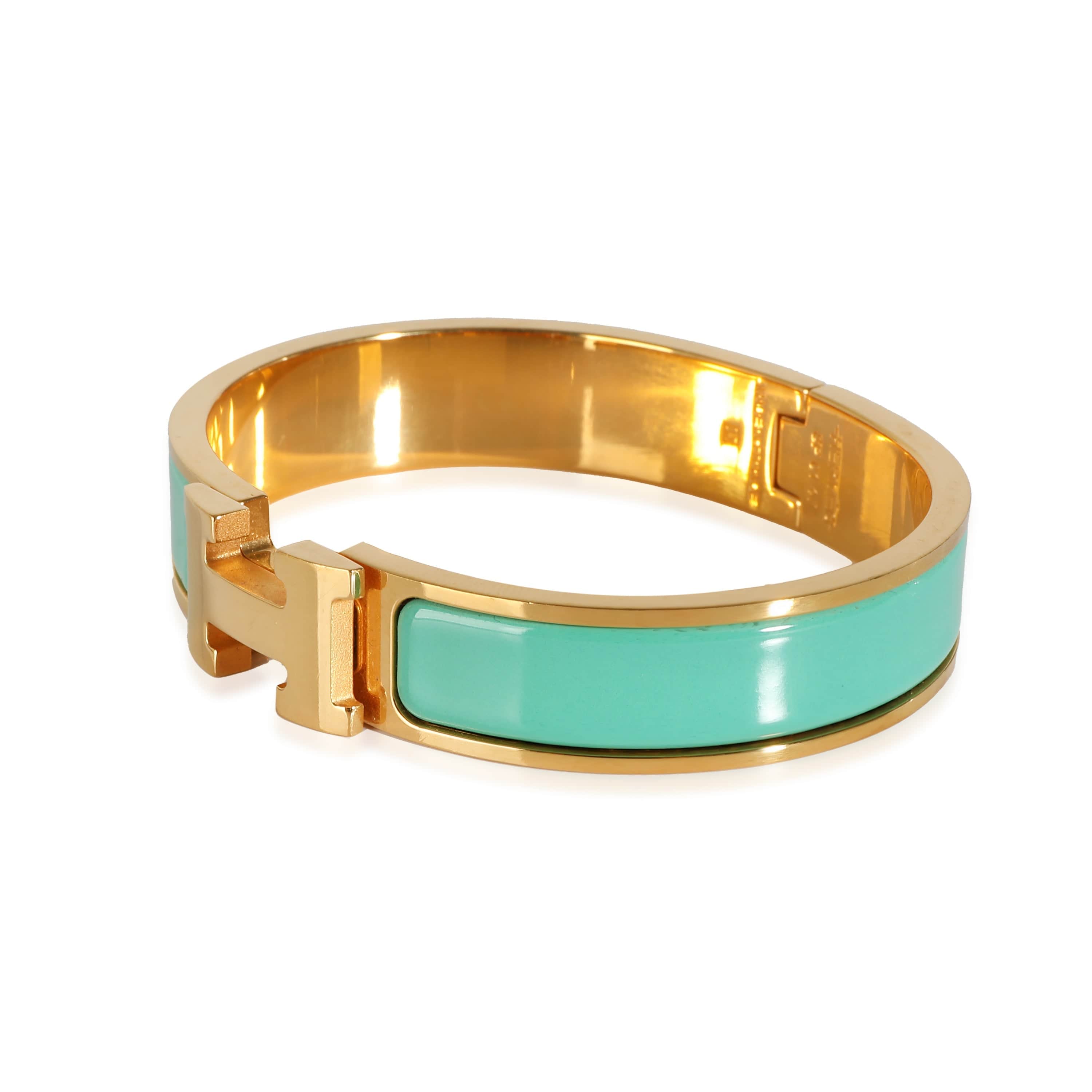 Hermès Clic H Bracelet in  Gold Plated