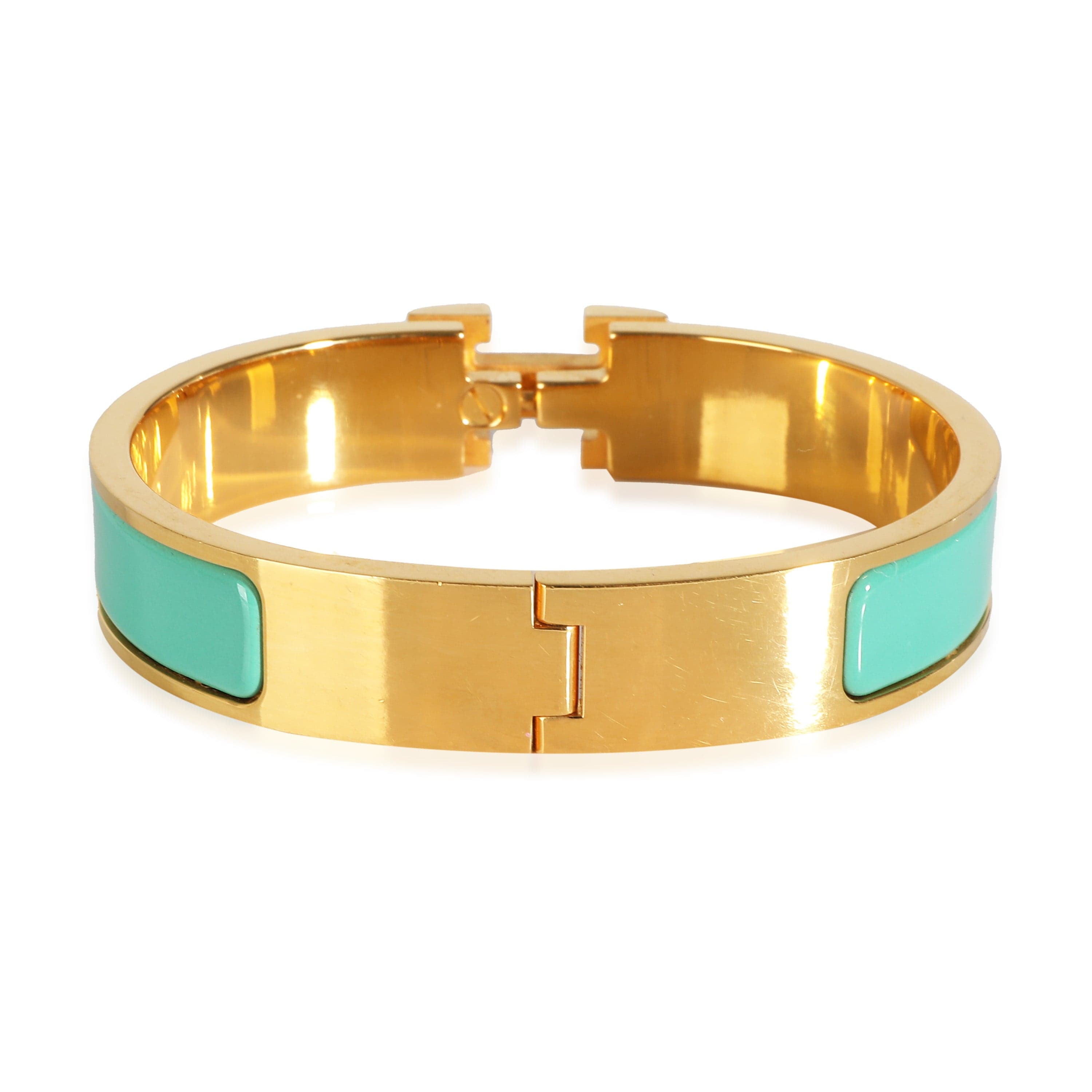 Hermès Clic H Bracelet in  Gold Plated