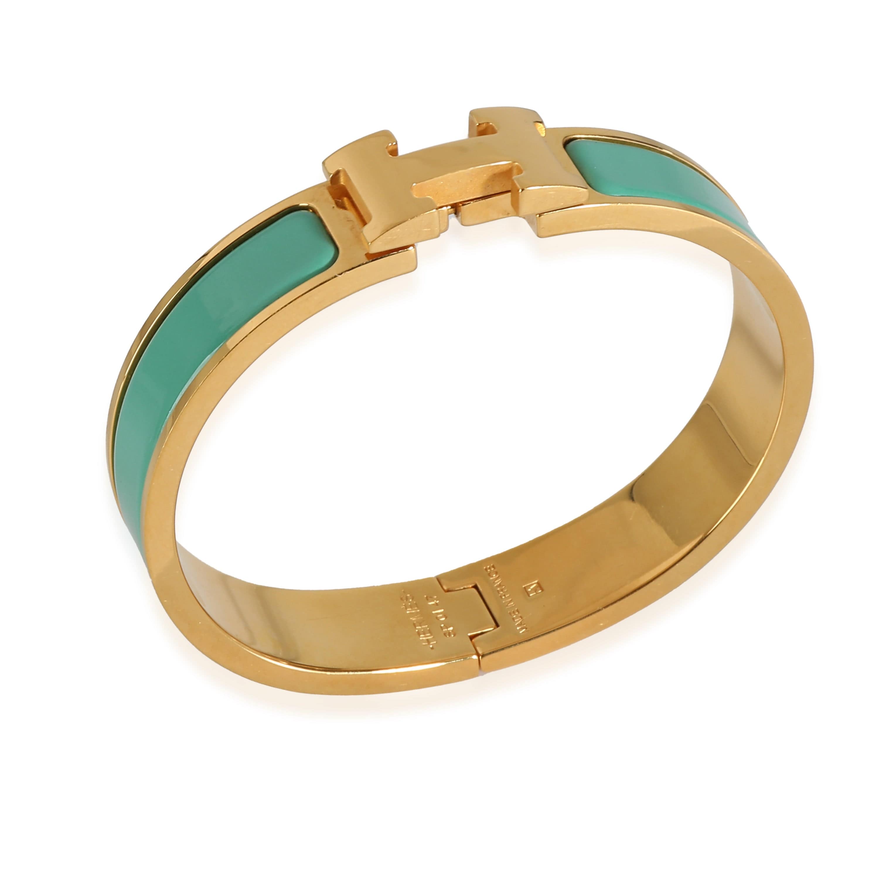 Hermès Clic H Bracelet in  Gold Plated