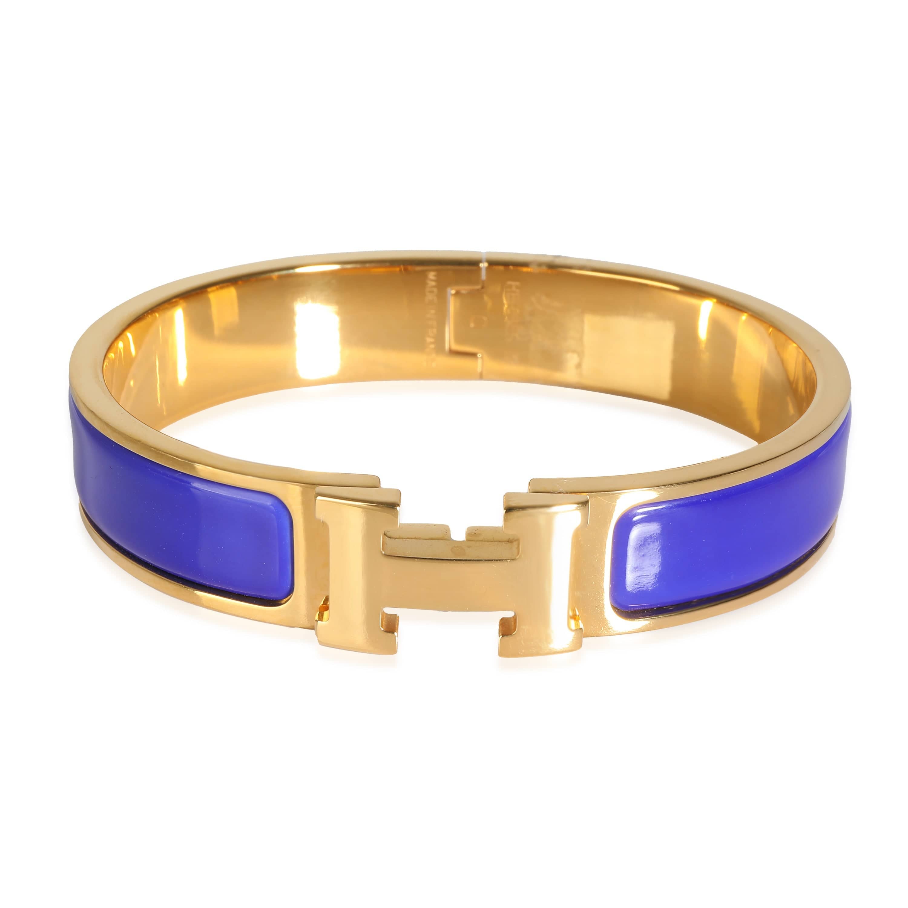 Hermès Clic H Bracelet in  Gold Plated