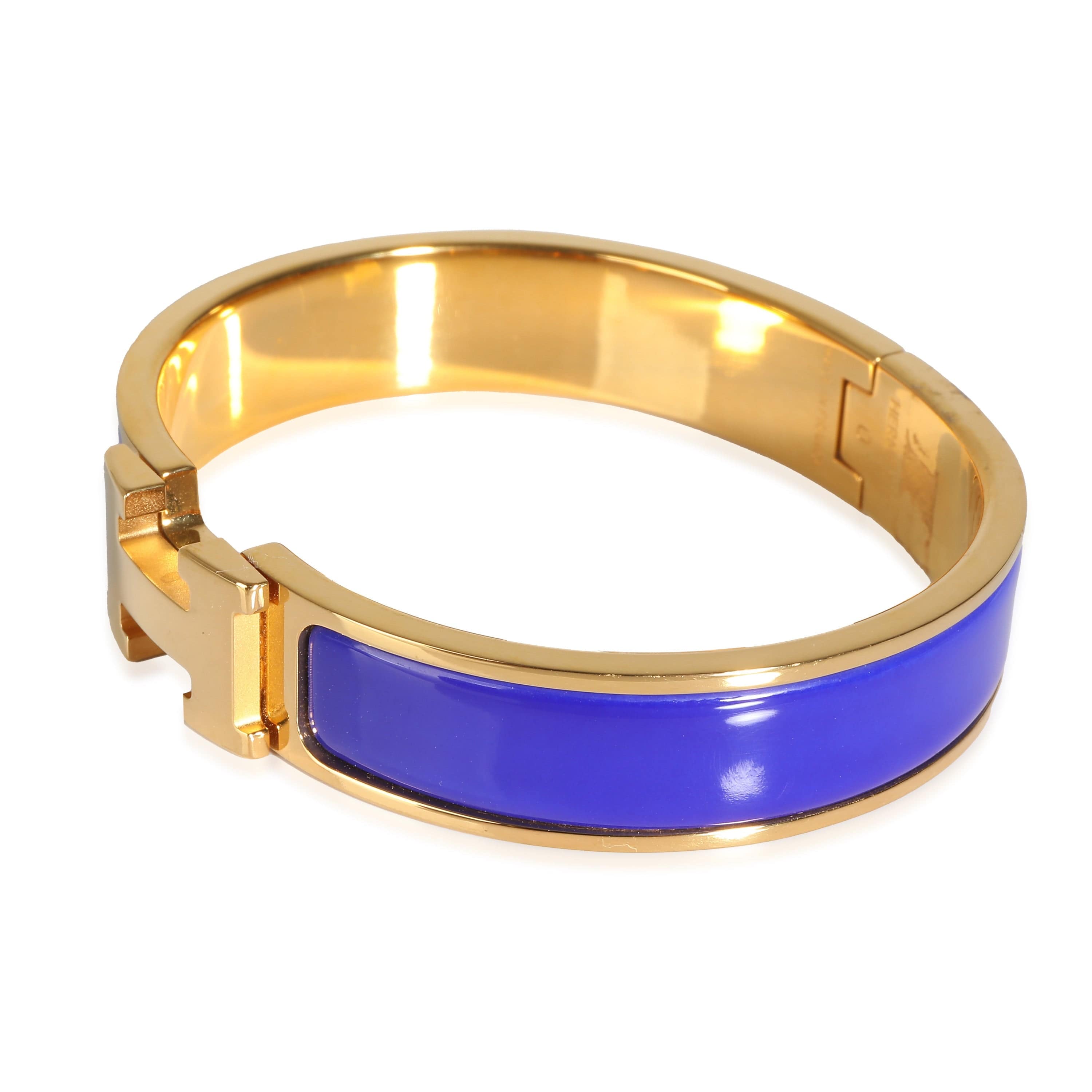 Hermès Clic H Bracelet in  Gold Plated