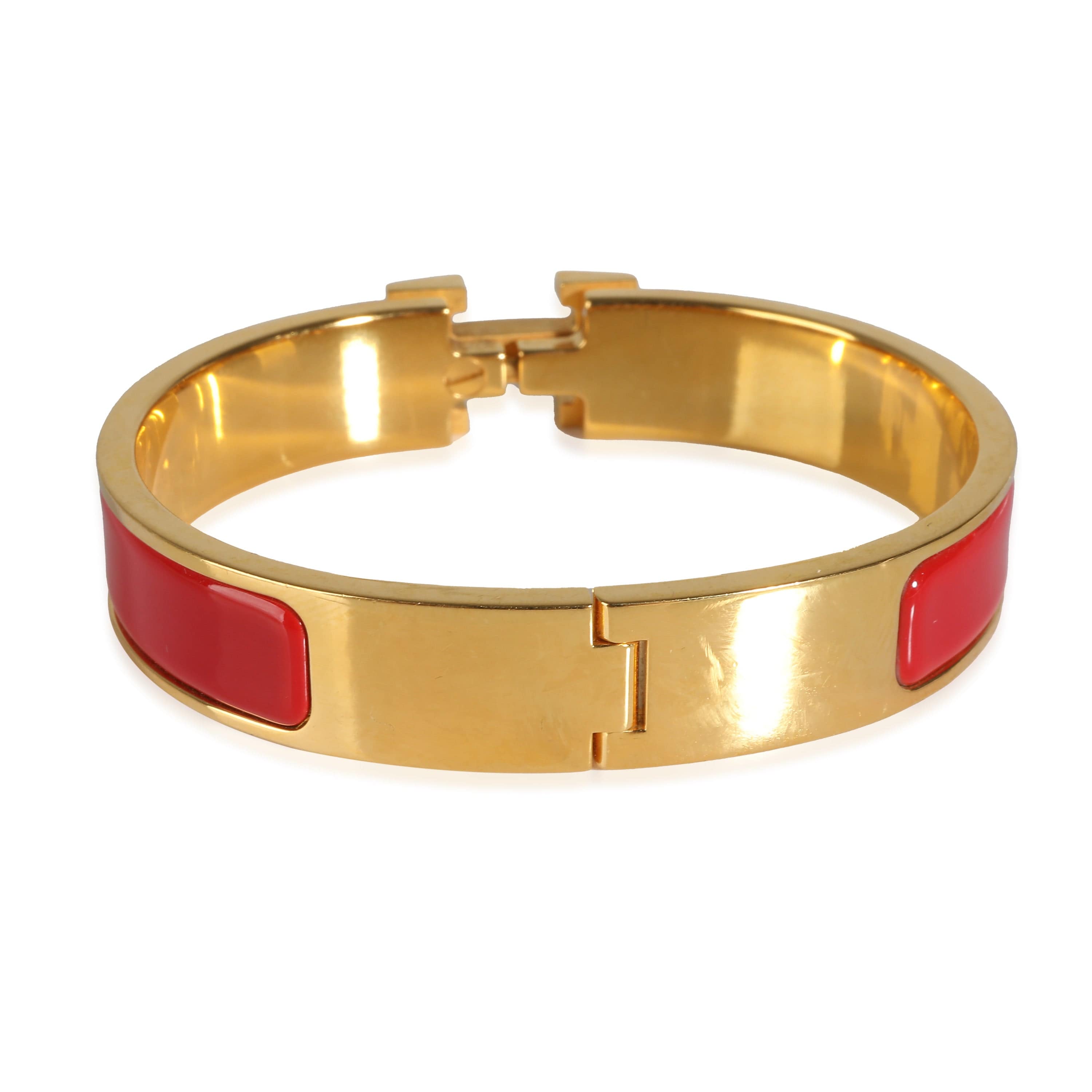 Hermès Clic H Bracelet in  Gold Plated