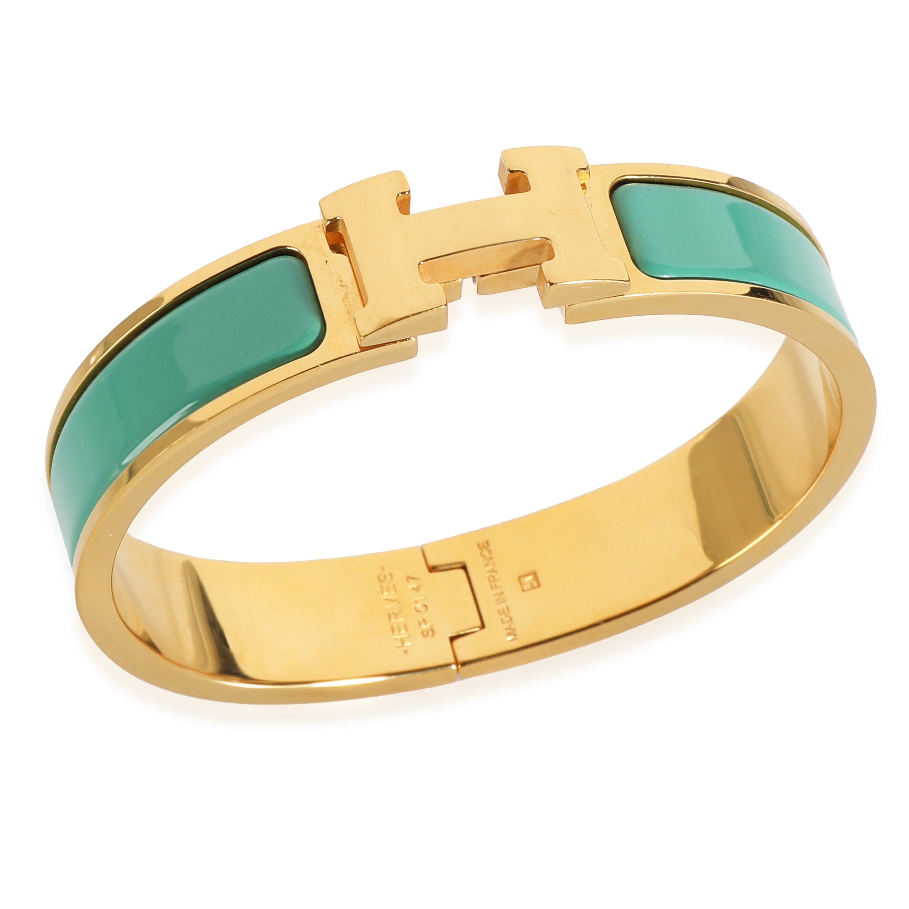 Hermès Clic H Bracelet in  Gold Plated