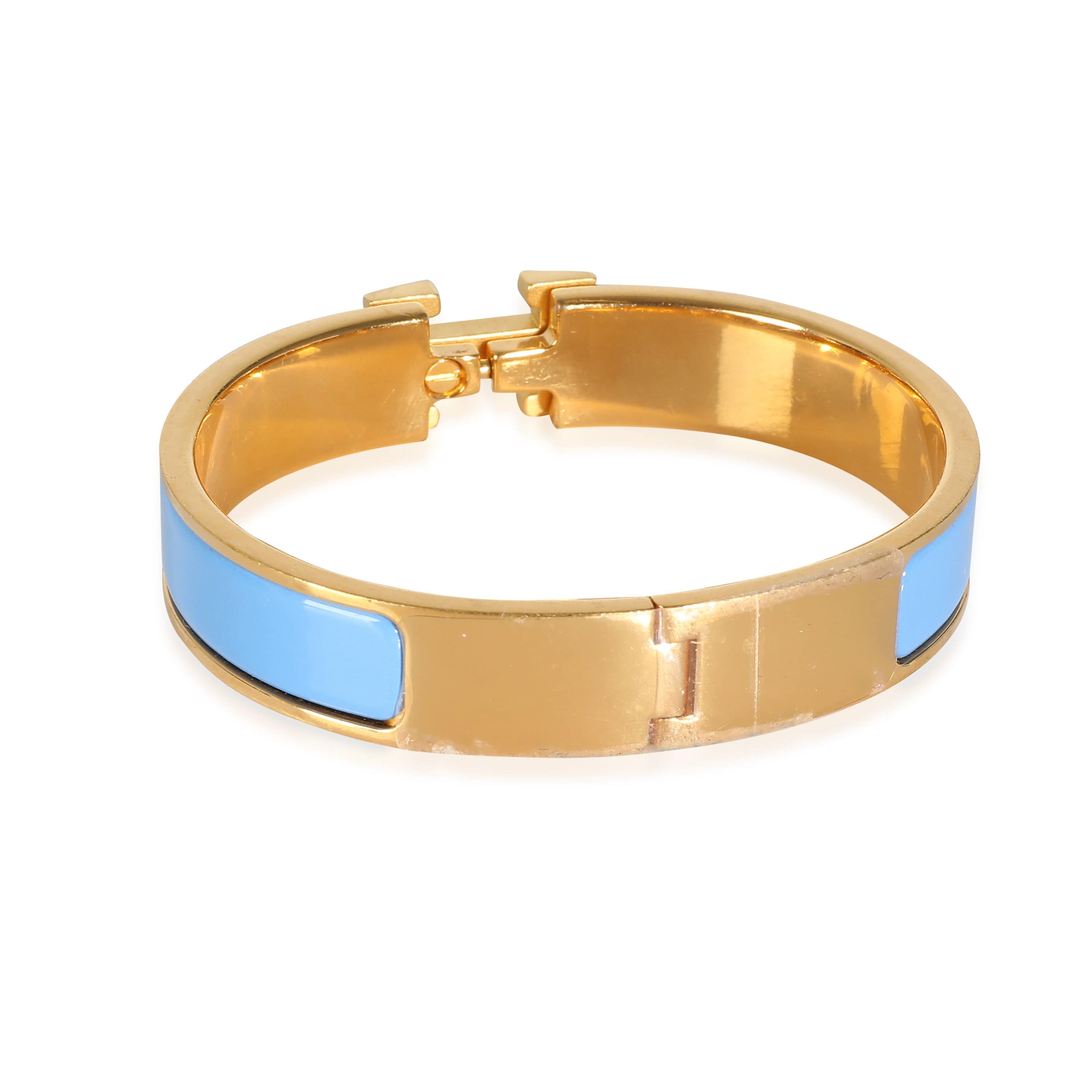 Hermès Clic H Light Blue Bracelet