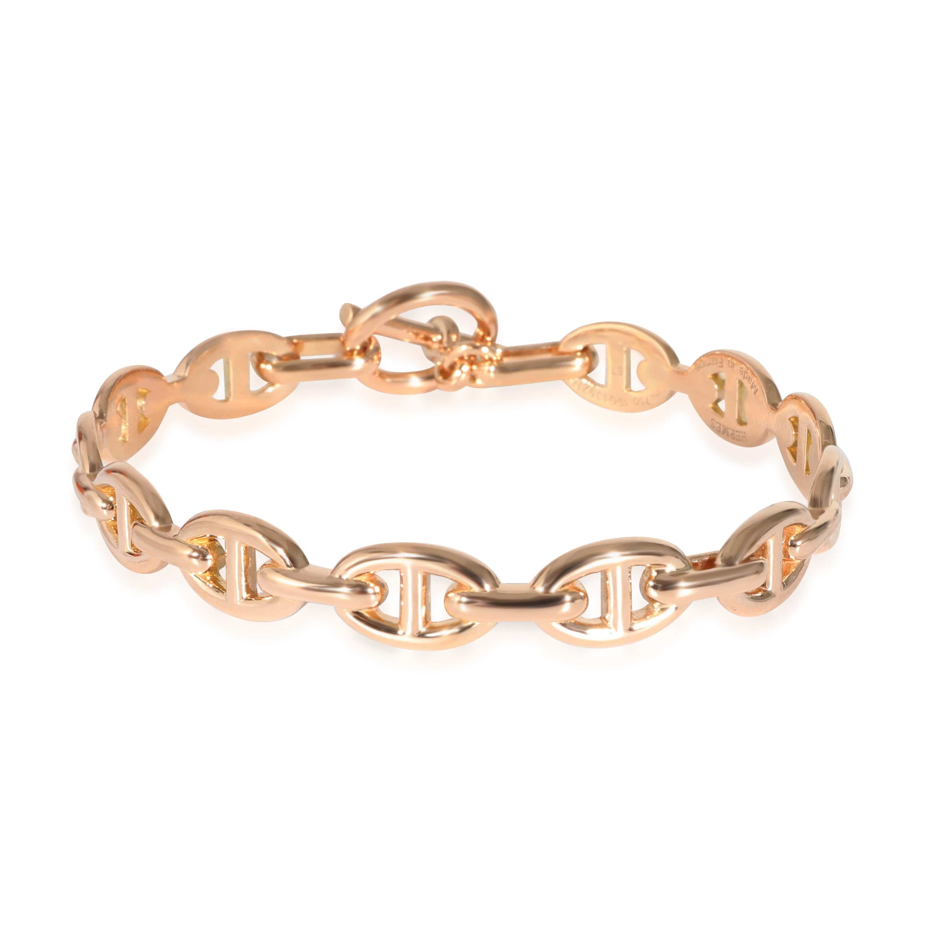 Hermès Hermès Chaîne d'Ancre Enchaînée Bracelet in 18K Rose Gold