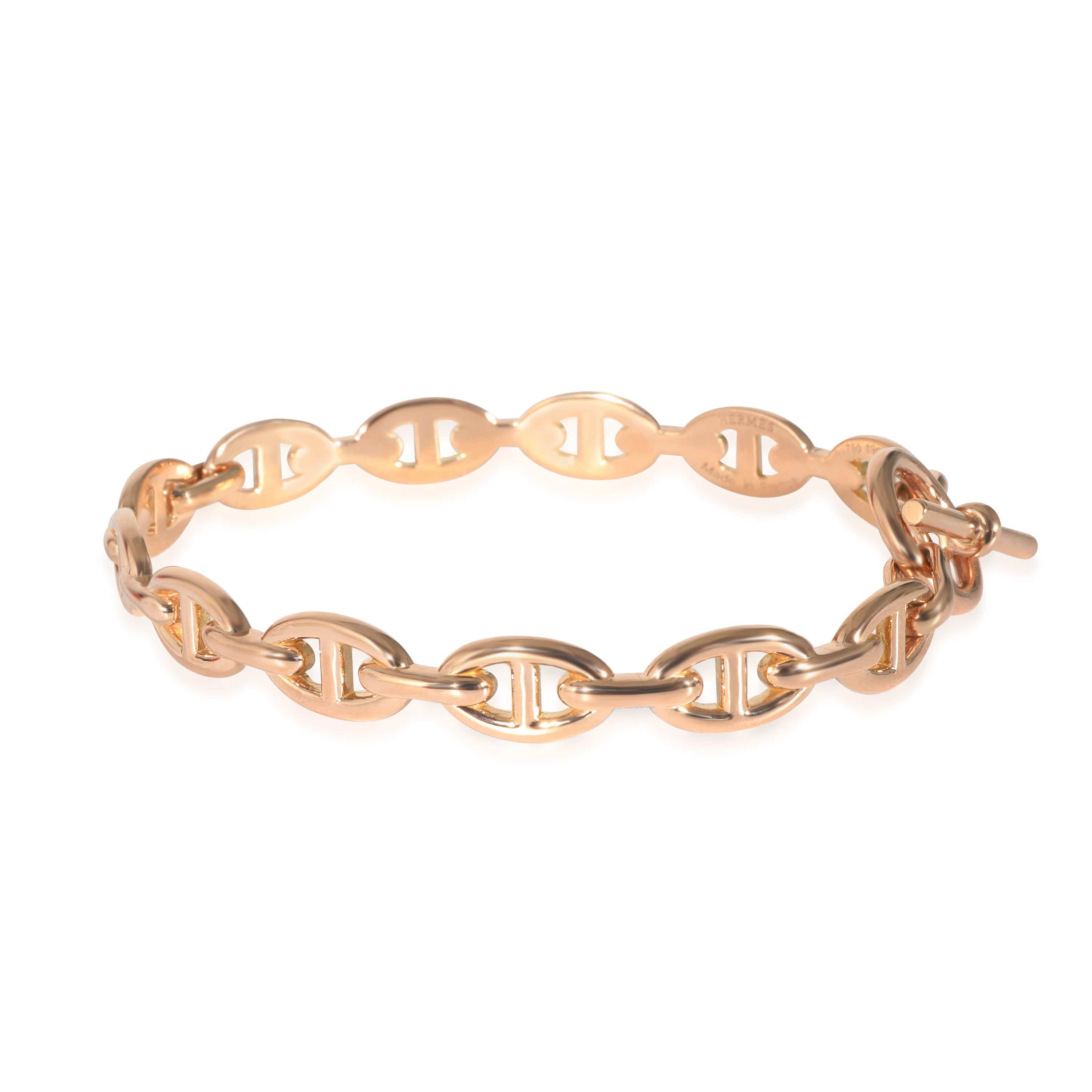 Hermès Hermès Chaîne d'Ancre Enchaînée Bracelet in 18K Rose Gold