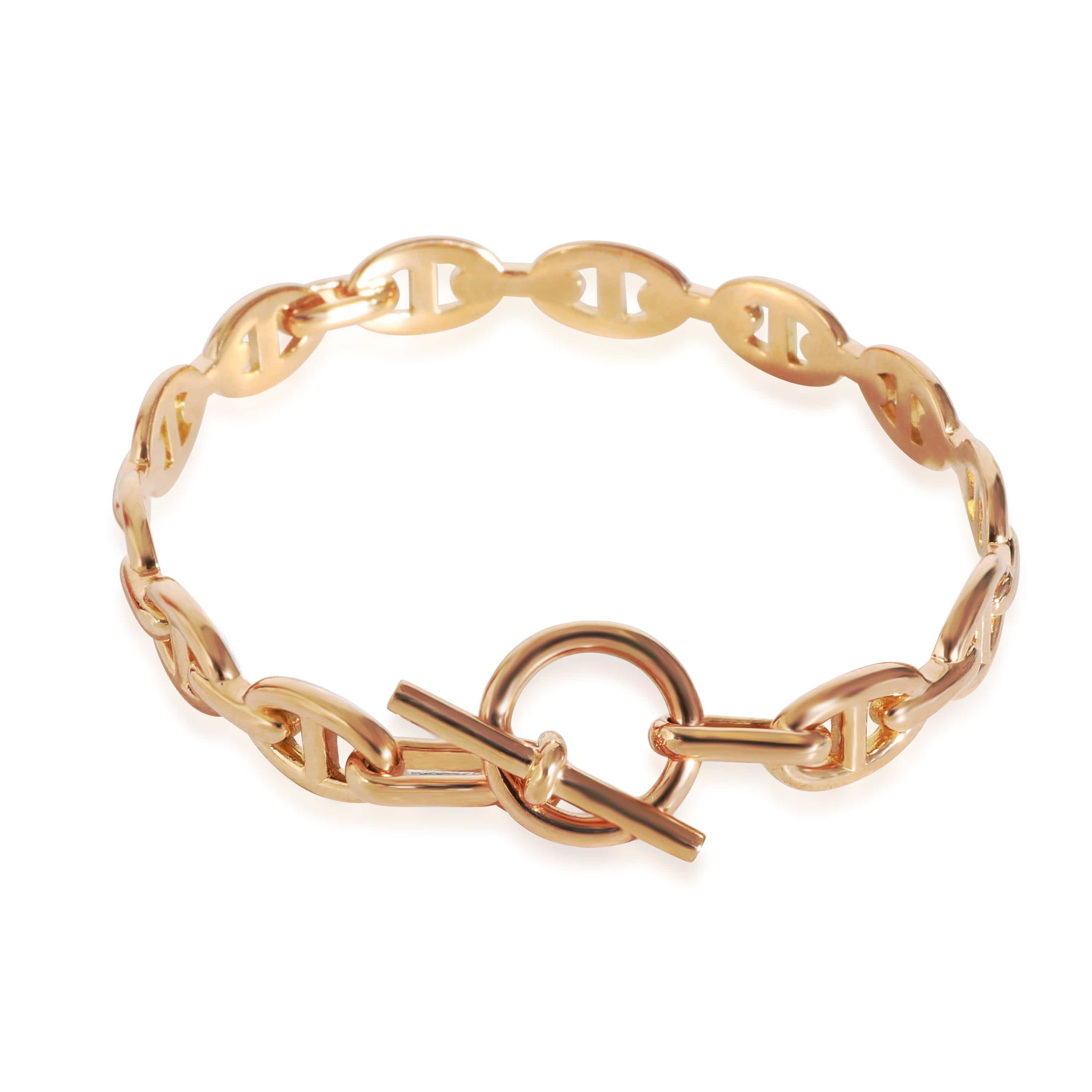 Hermès Hermès Chaîne d'Ancre Enchaînée Bracelet in 18K Rose Gold