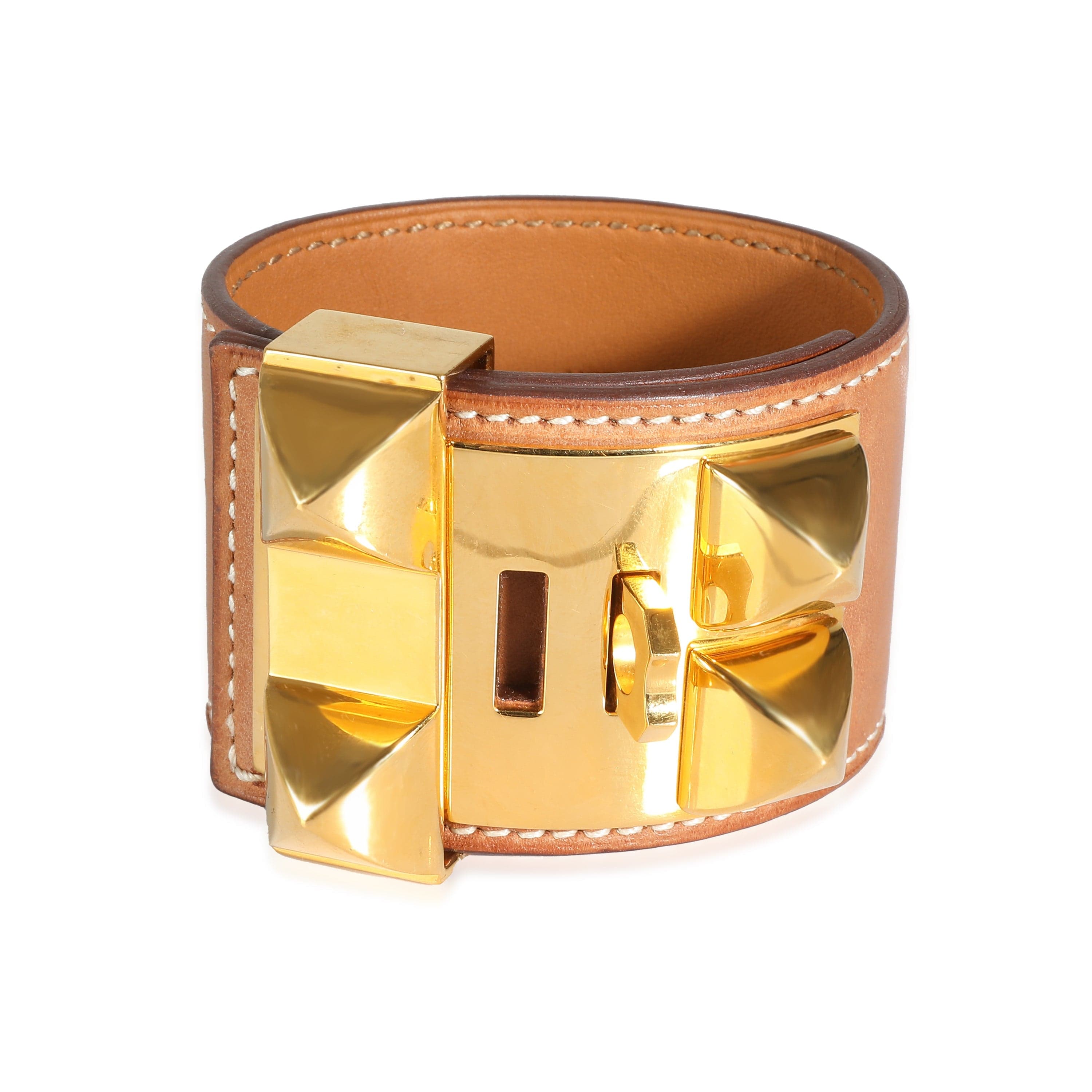 Hermès Hermès Collier De Chien Bracelet in  Gold Plated