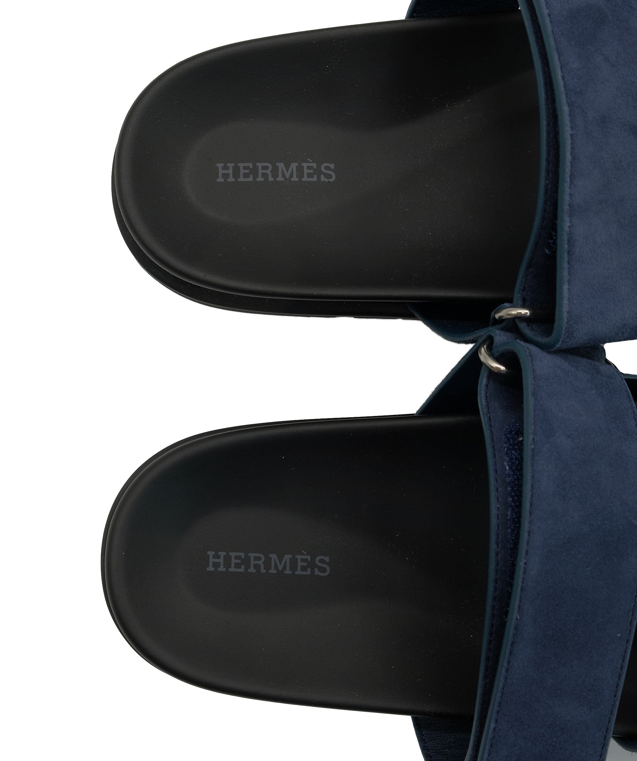 Hermès Hermes Chypre Blue Suede 42.5 RJC2447