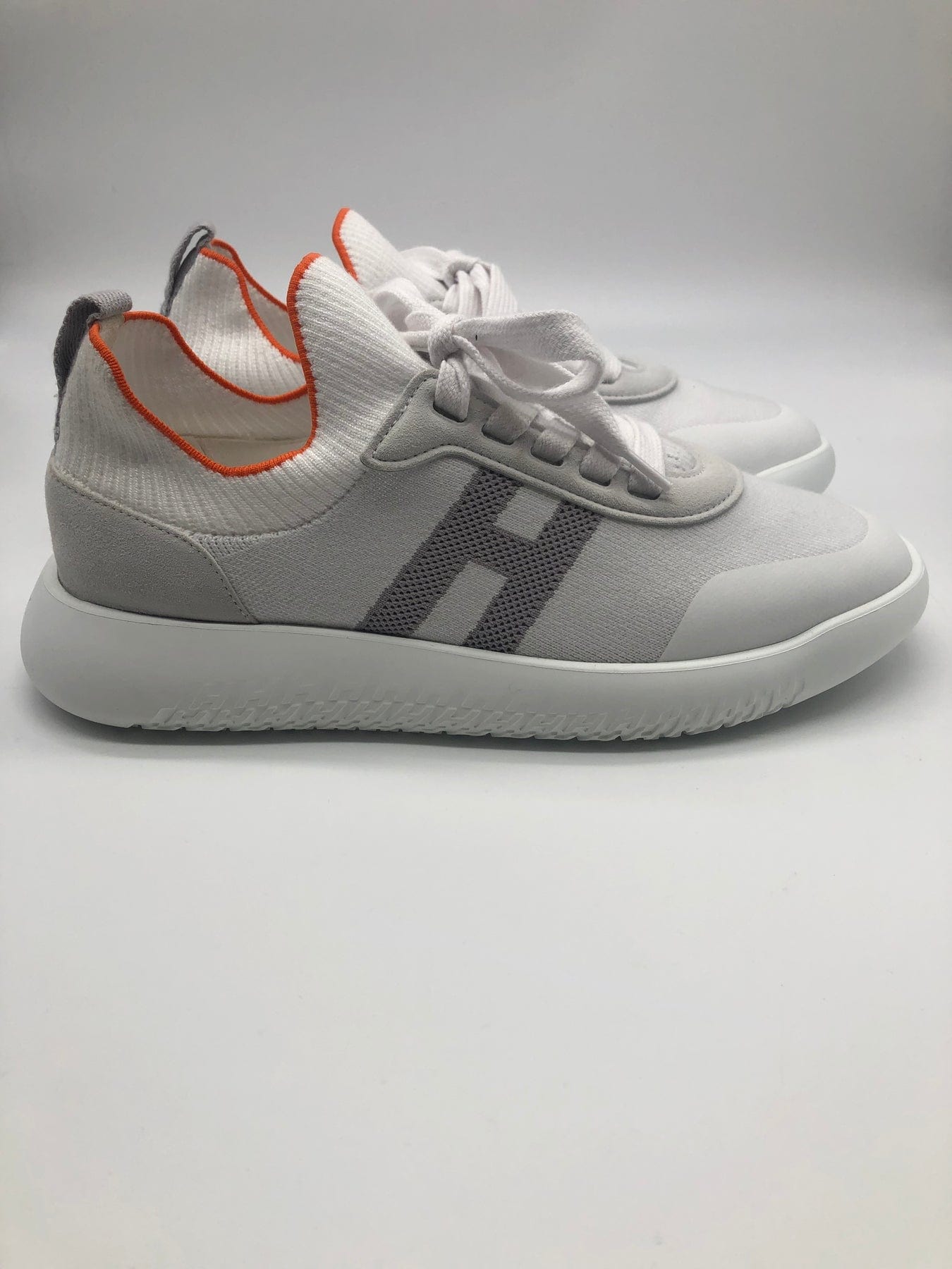 Hermès HERMÈS CREW SNEAKERS Blanc & Gris 38