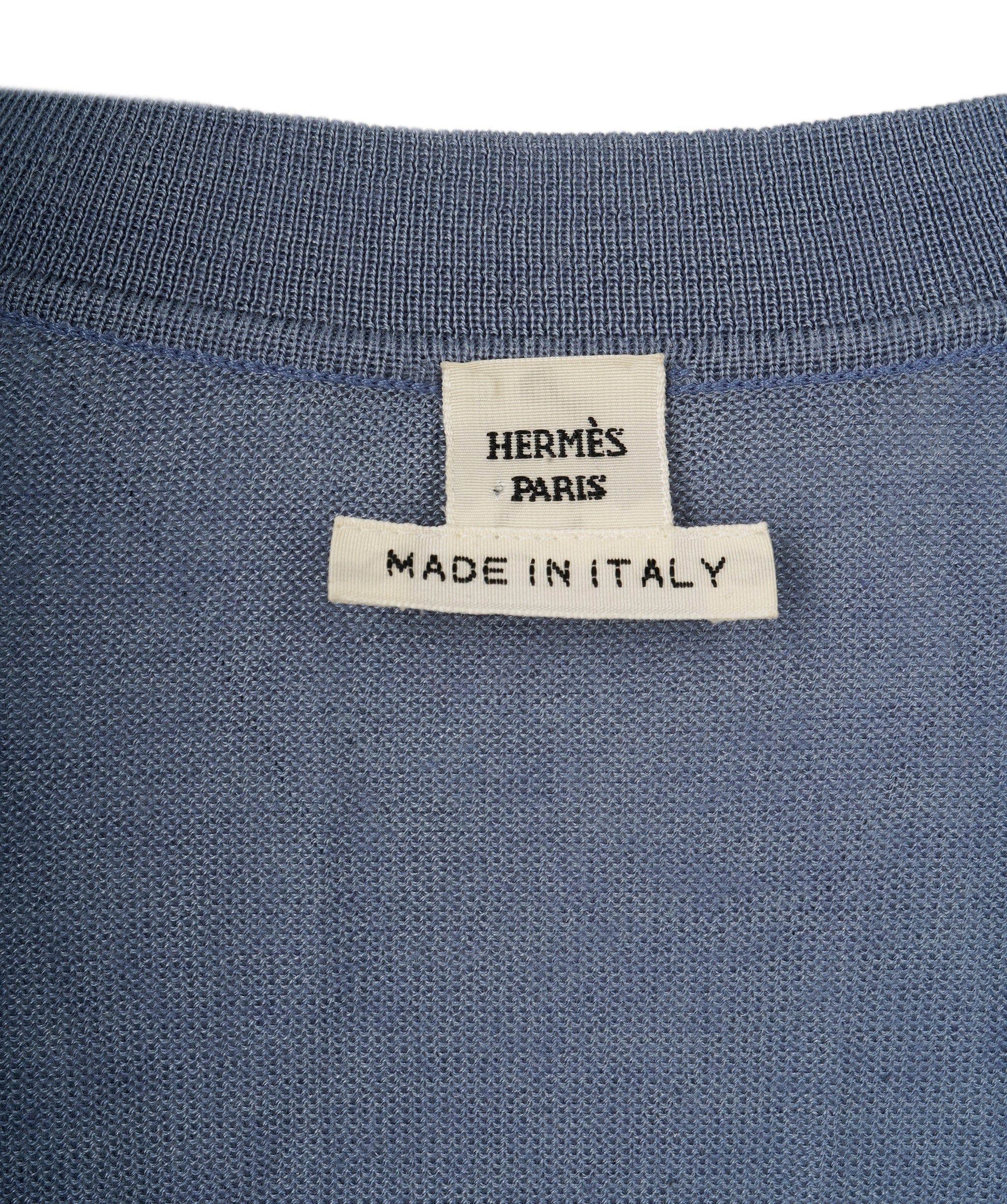 Hermès Hermès Pullover silk blue AVC1125