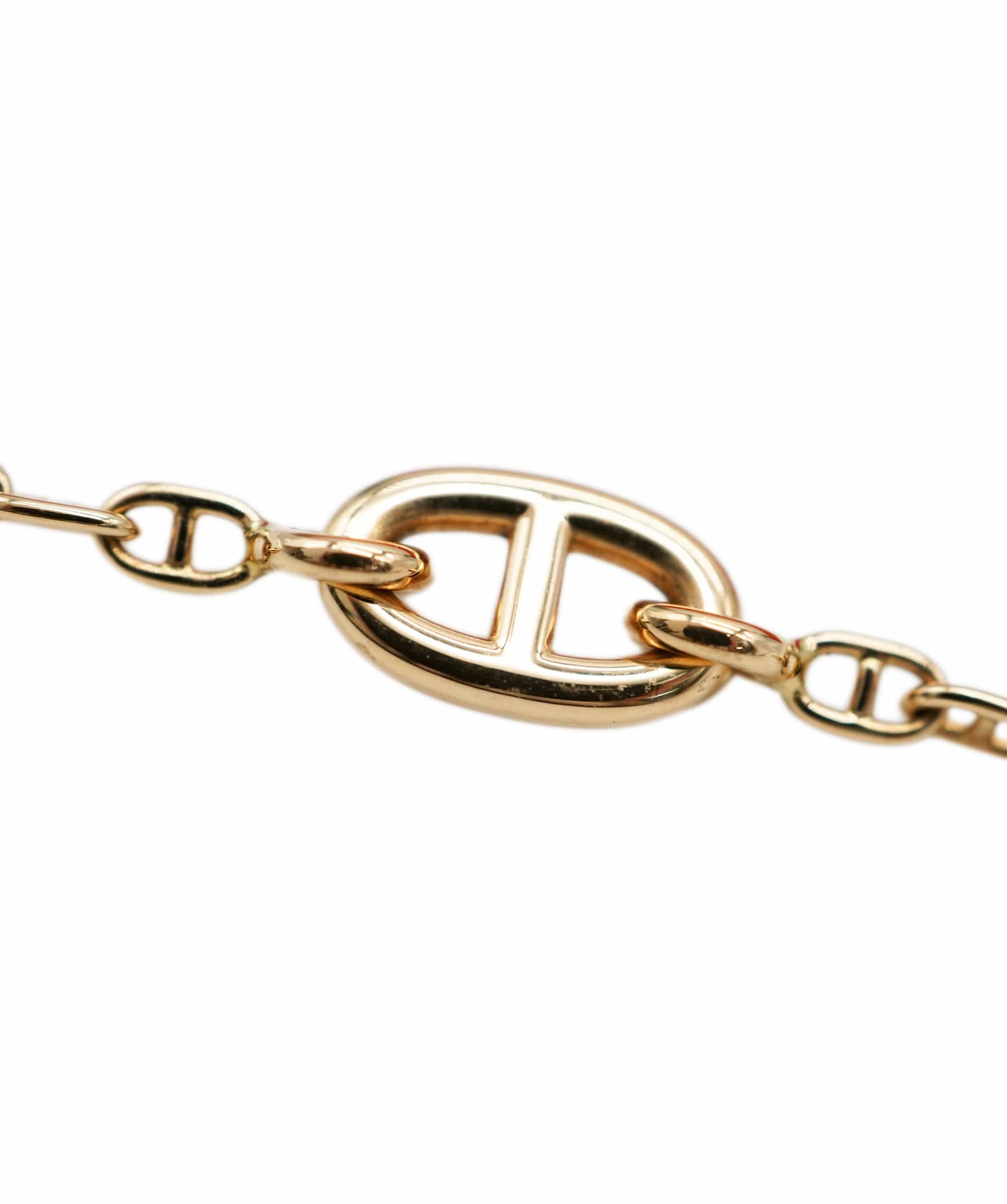 Hermès Hermès Farandole Link 18K Rose Gold Bracelet, Size XS ABC0232