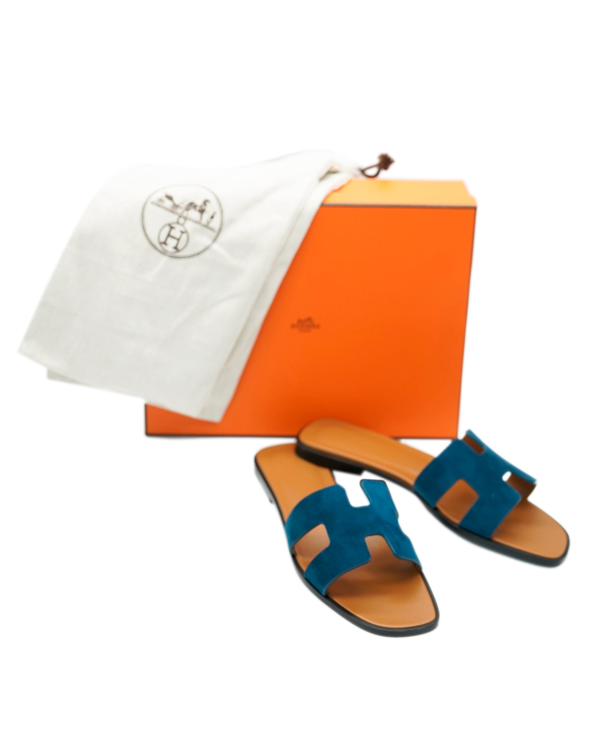 Hermès Hermes Orans 39 Turquoise  Suade AVC2114