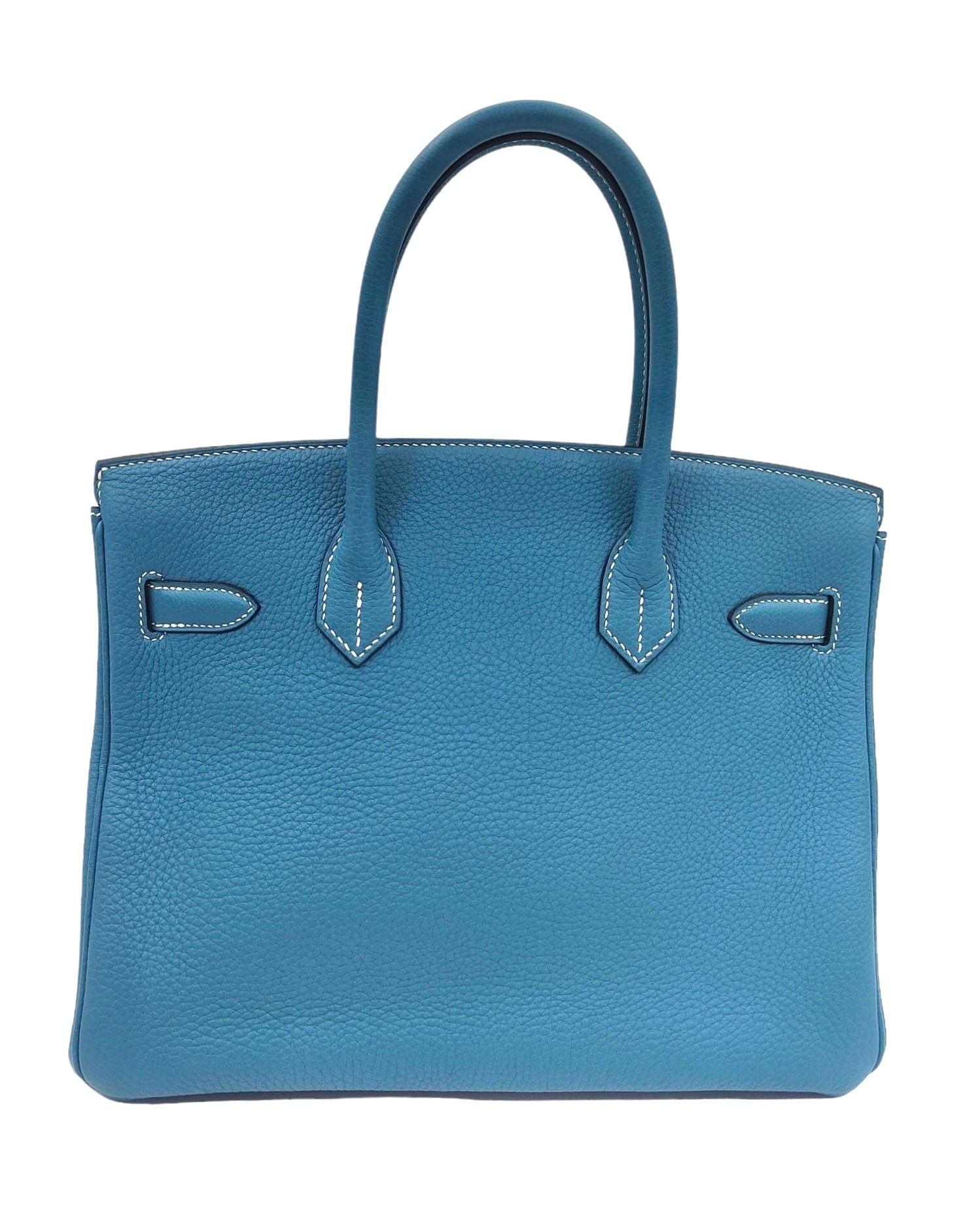 Hermès Hermes Birkin 30 Blue Jean Togo GHW #T SKC1396