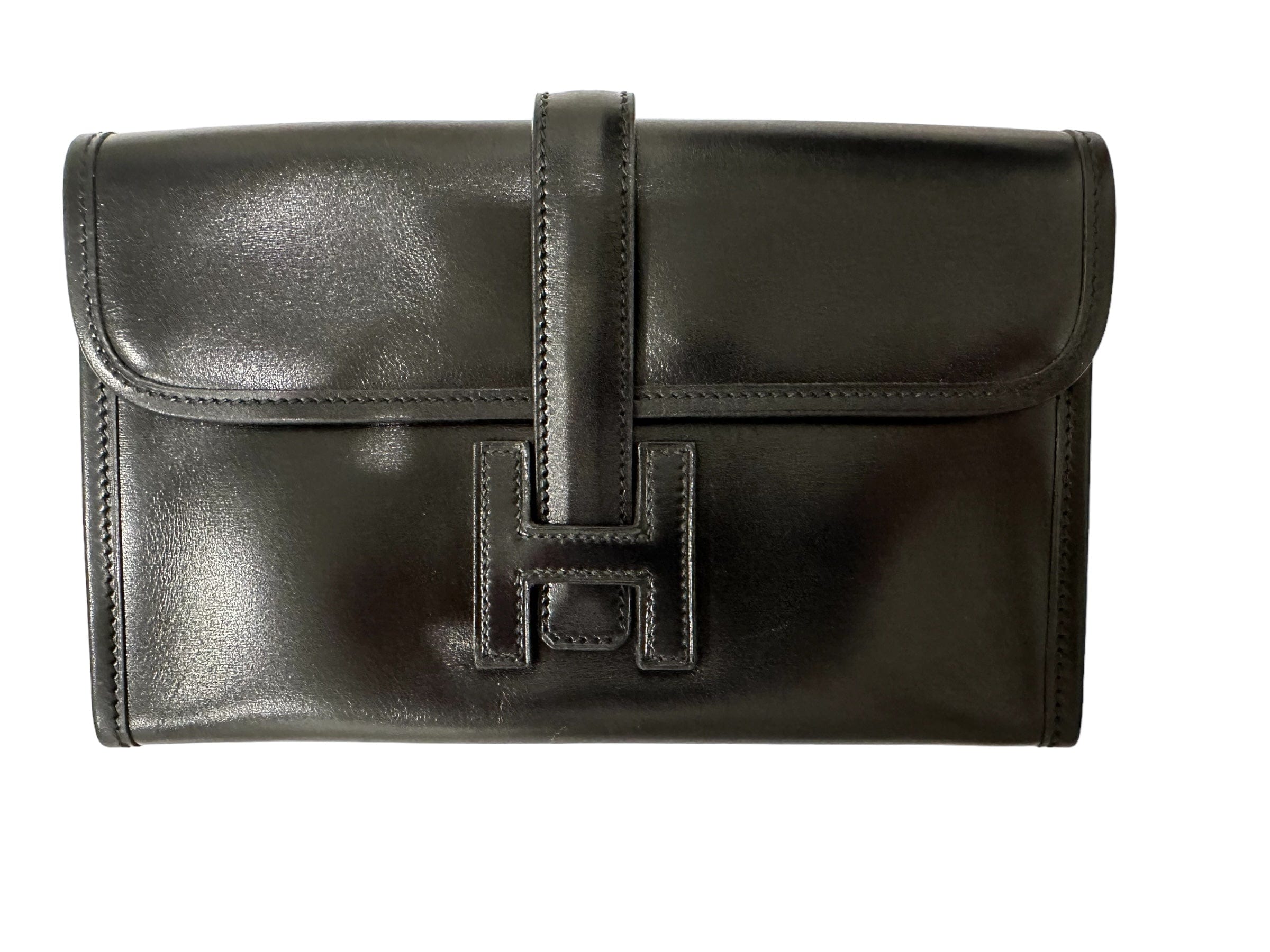 Hermes Hermes Black Jige Mini Clutch