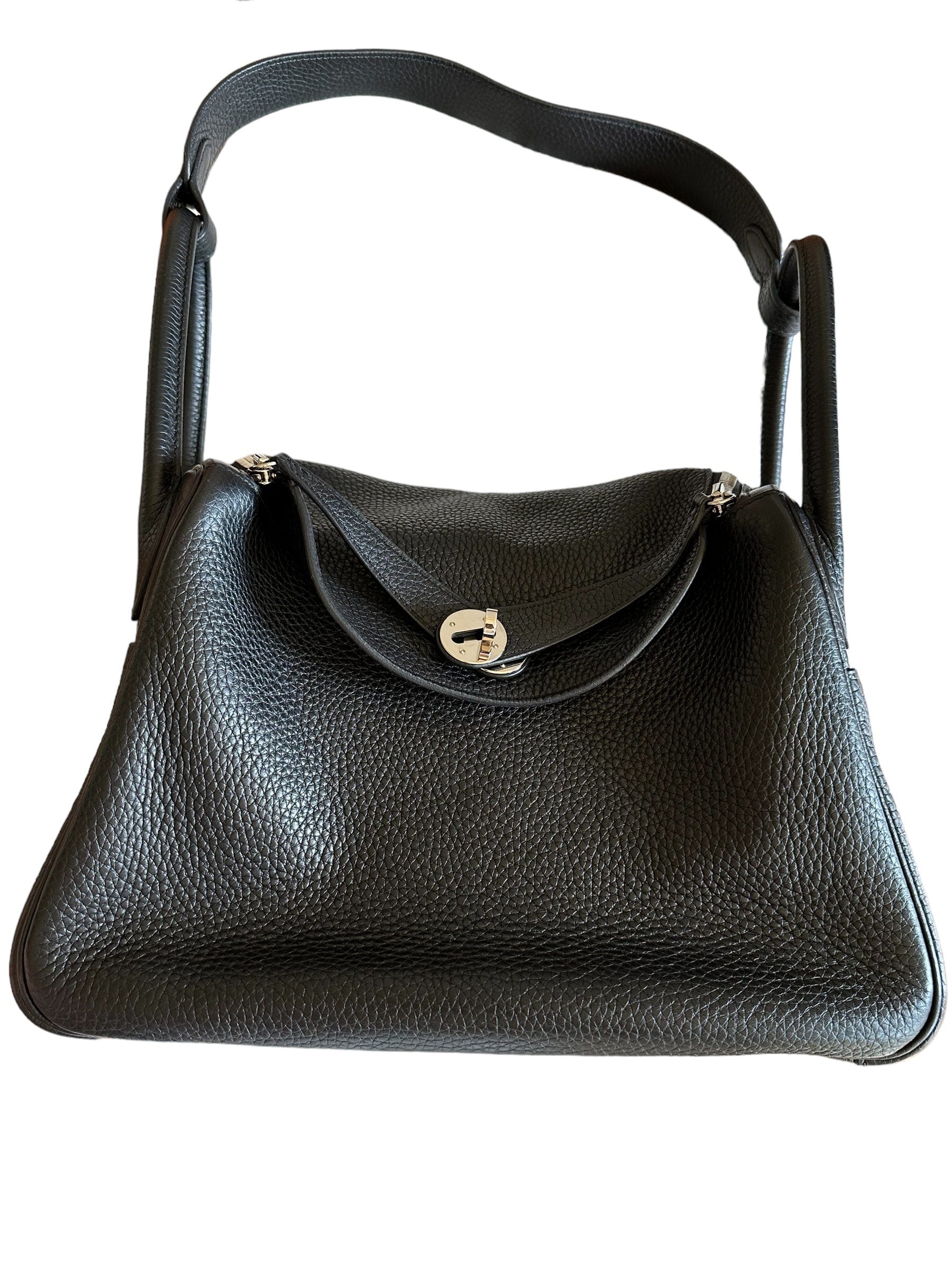 Hermes Hermes Black Lindy 30 with PHW