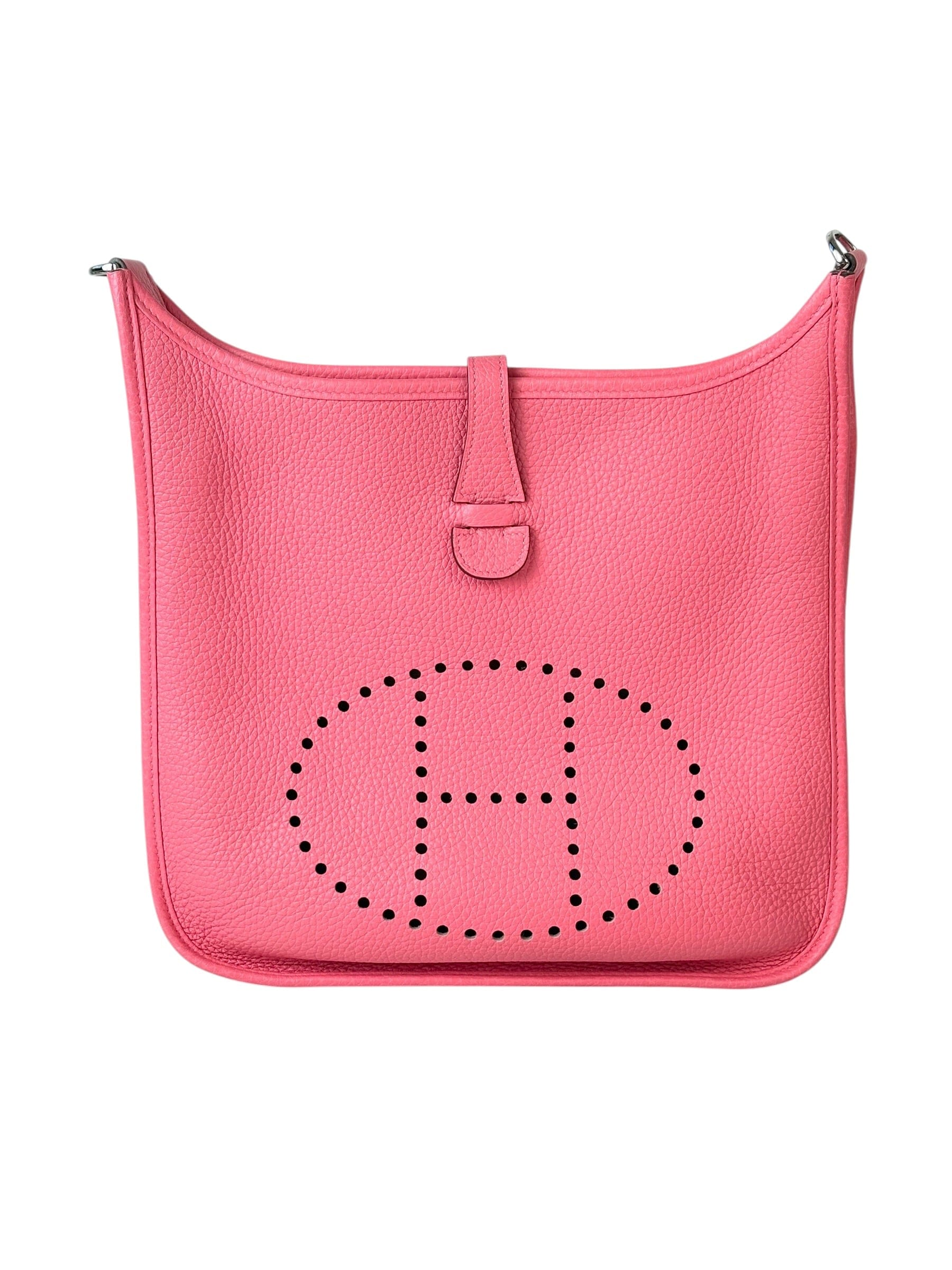 Hermes Hermes Evelyne 29cm in Pink Clemence