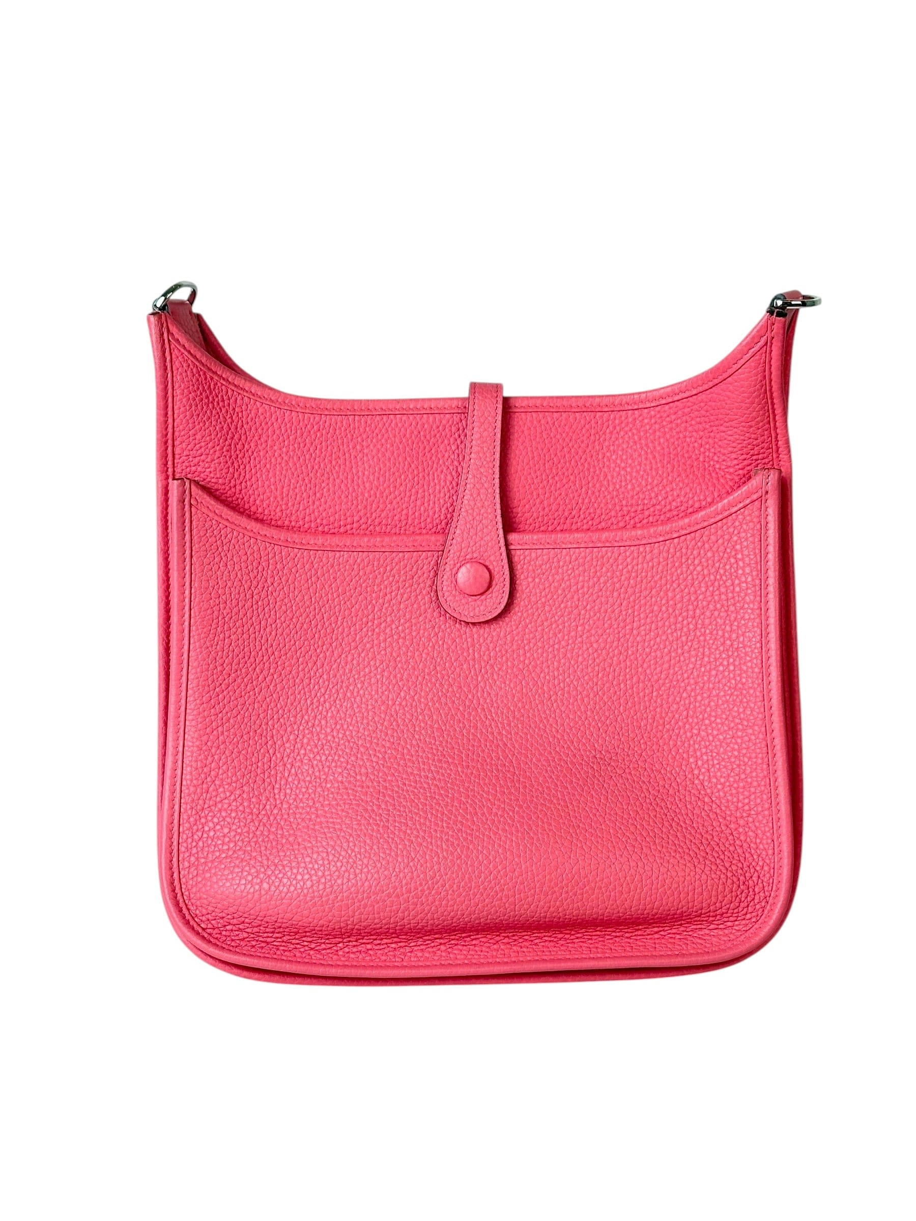 Hermes Hermes Evelyne 29cm in Pink Clemence
