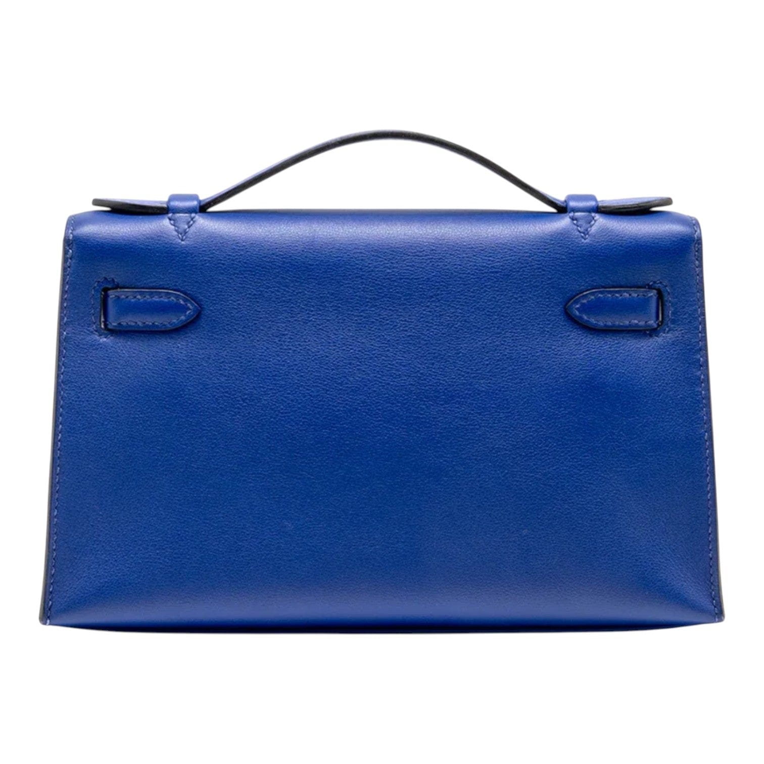 Hermes Hermes Kelly Pochette Swift Blue Electric GHW Stamp A
