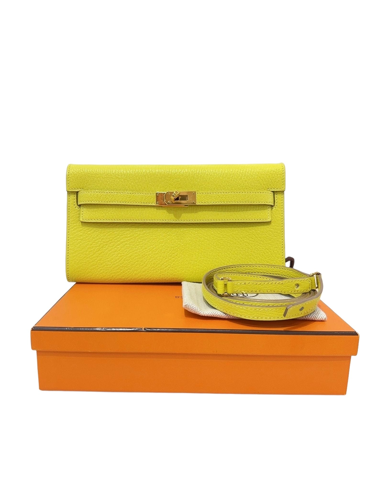 Hermes Hermes Lime Kelly to Go Bag