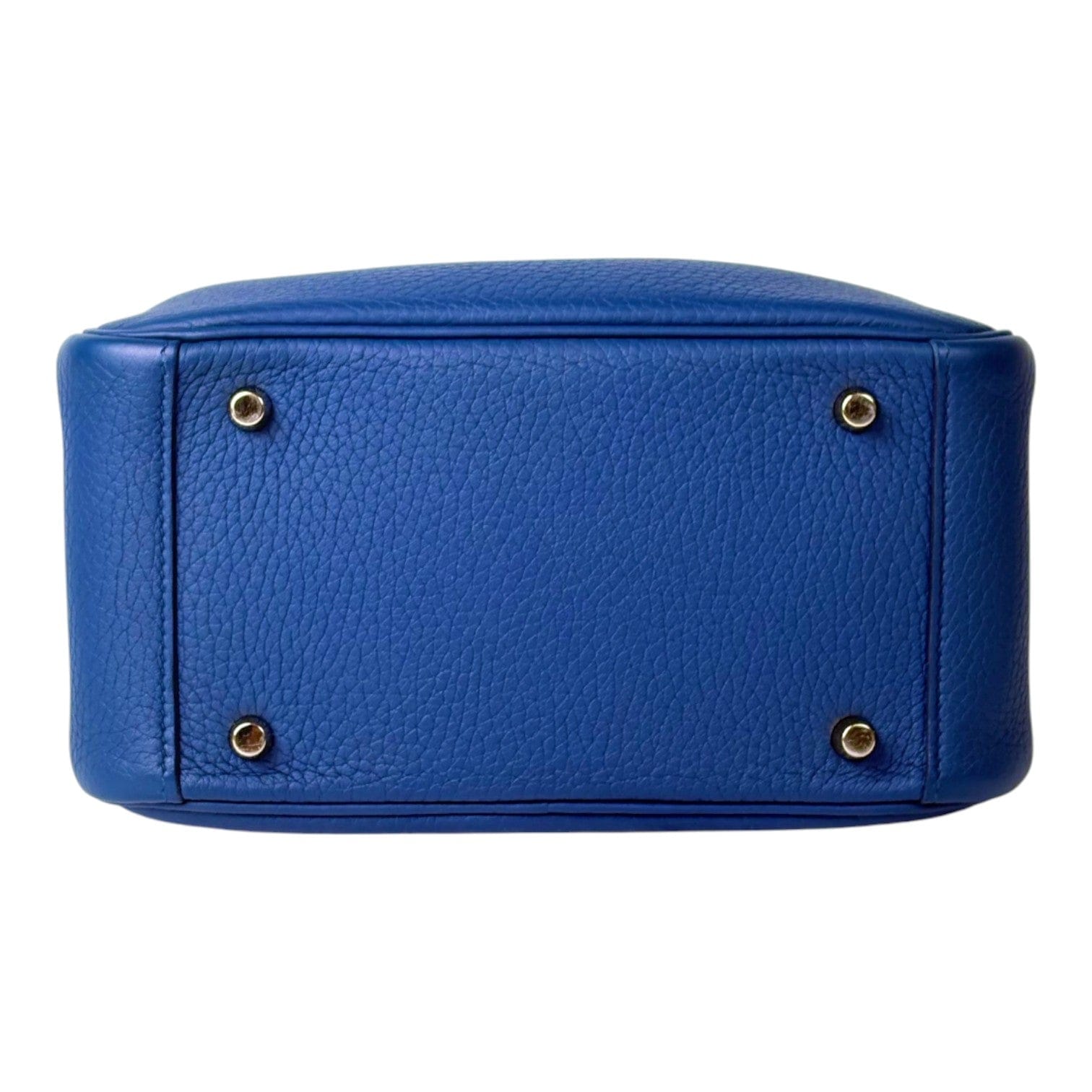 Hermes Hermes Lindy Mini Blue Bag in Clemence