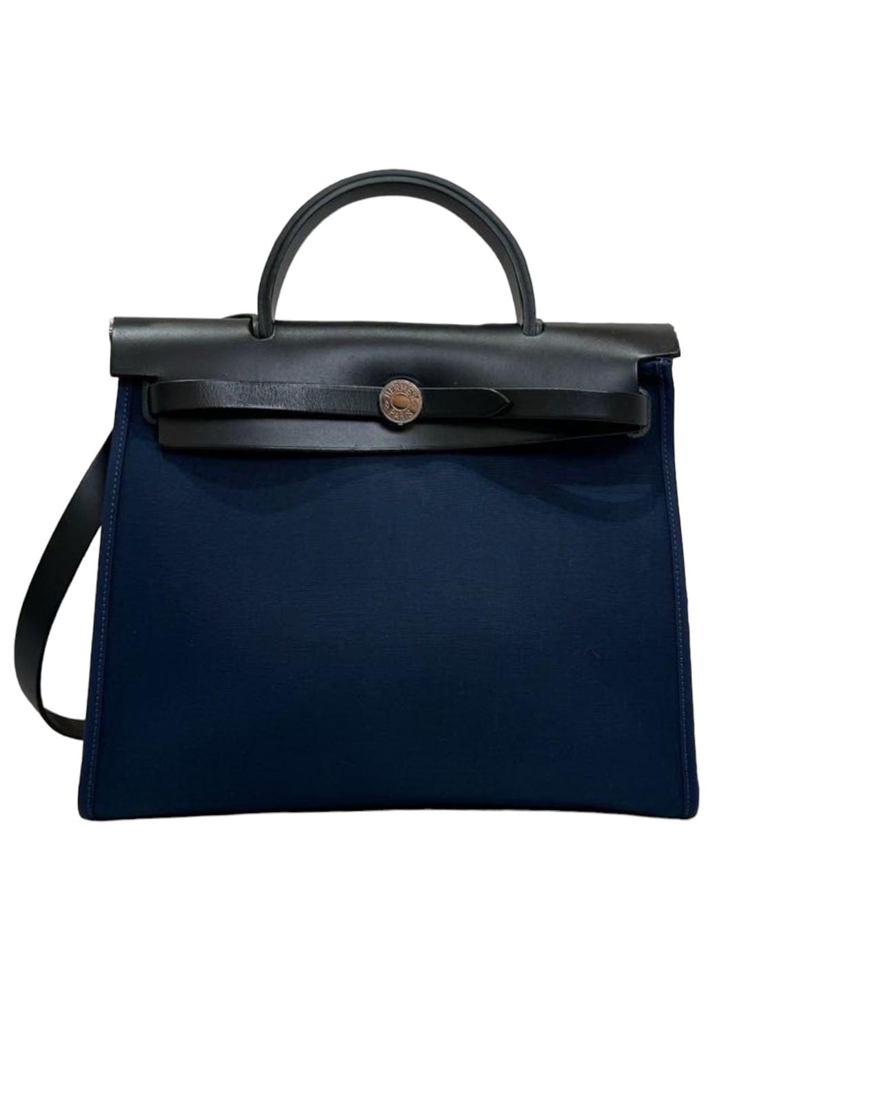 Hermes Hermes Navy/Black Herbag 31