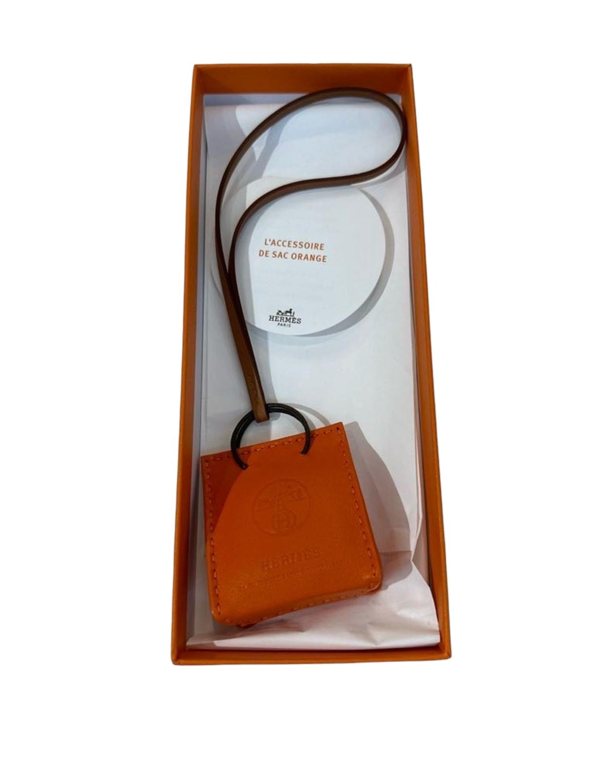 Hermes Hermes Orange Bag Charm