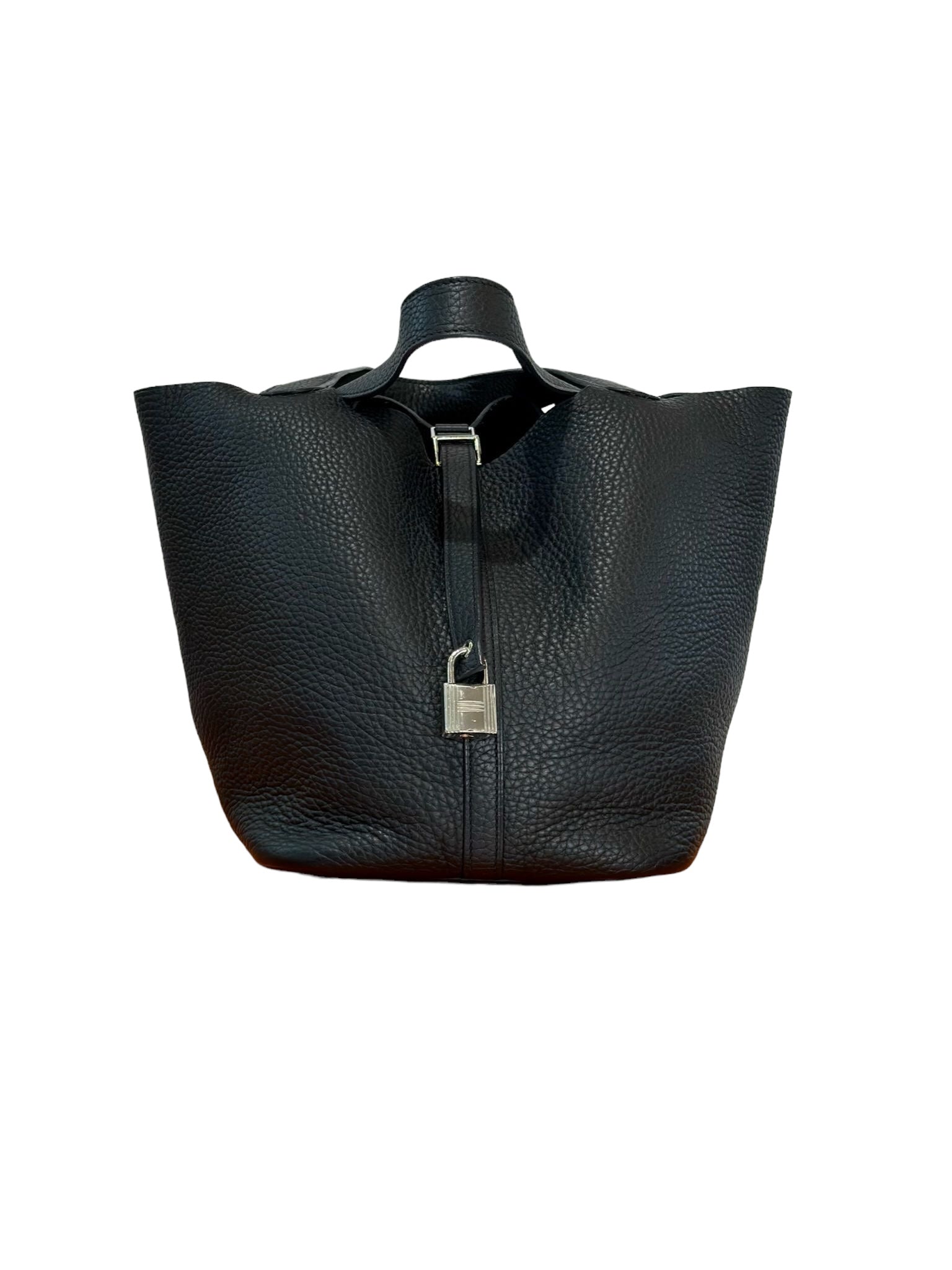 Hermes Hermes Picotin 22 Black with PHW