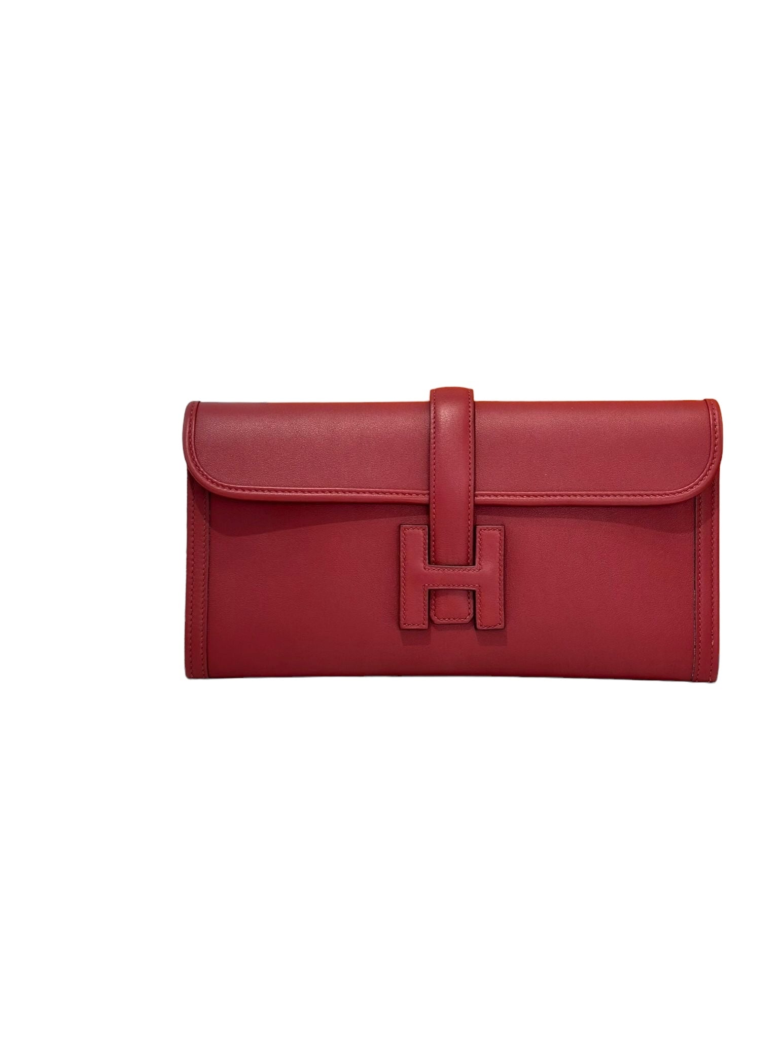 Hermes Hermes Red Jige Clutch