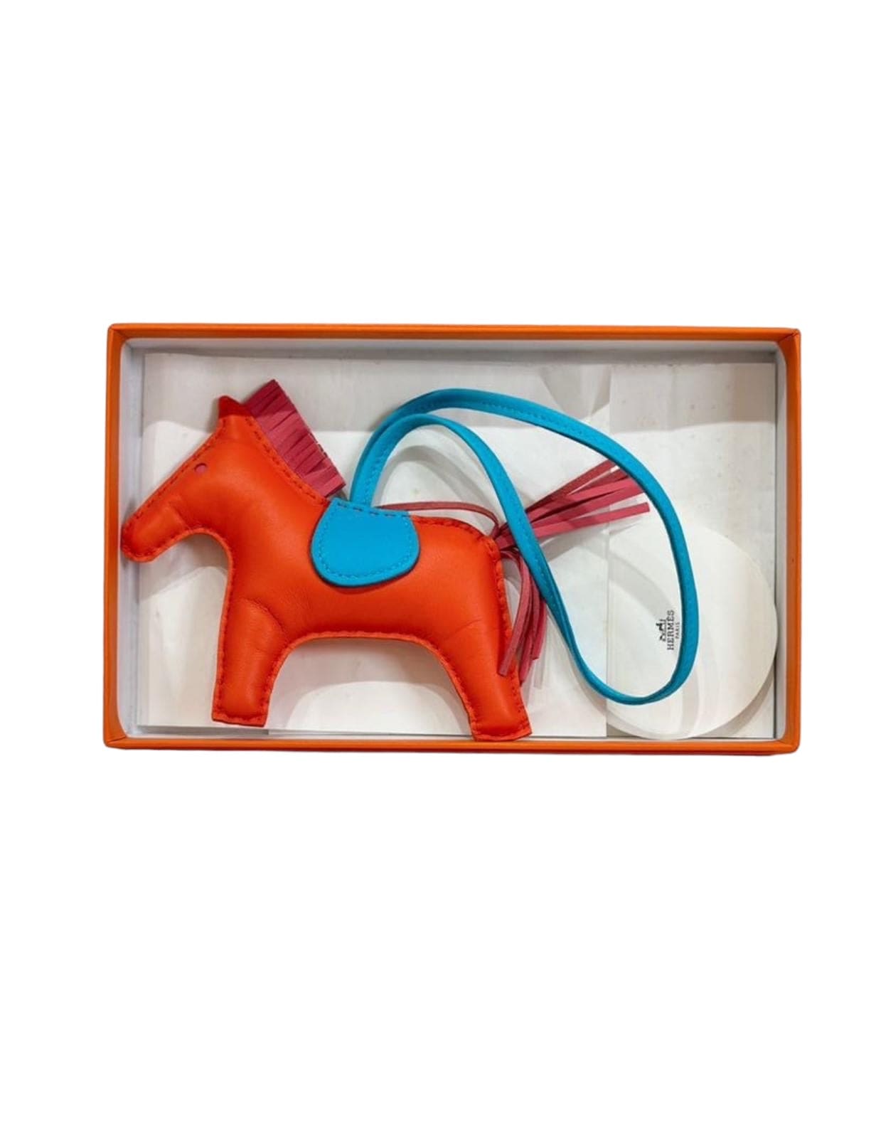 Hermes Hermes Rodeo Orange/Blue MM