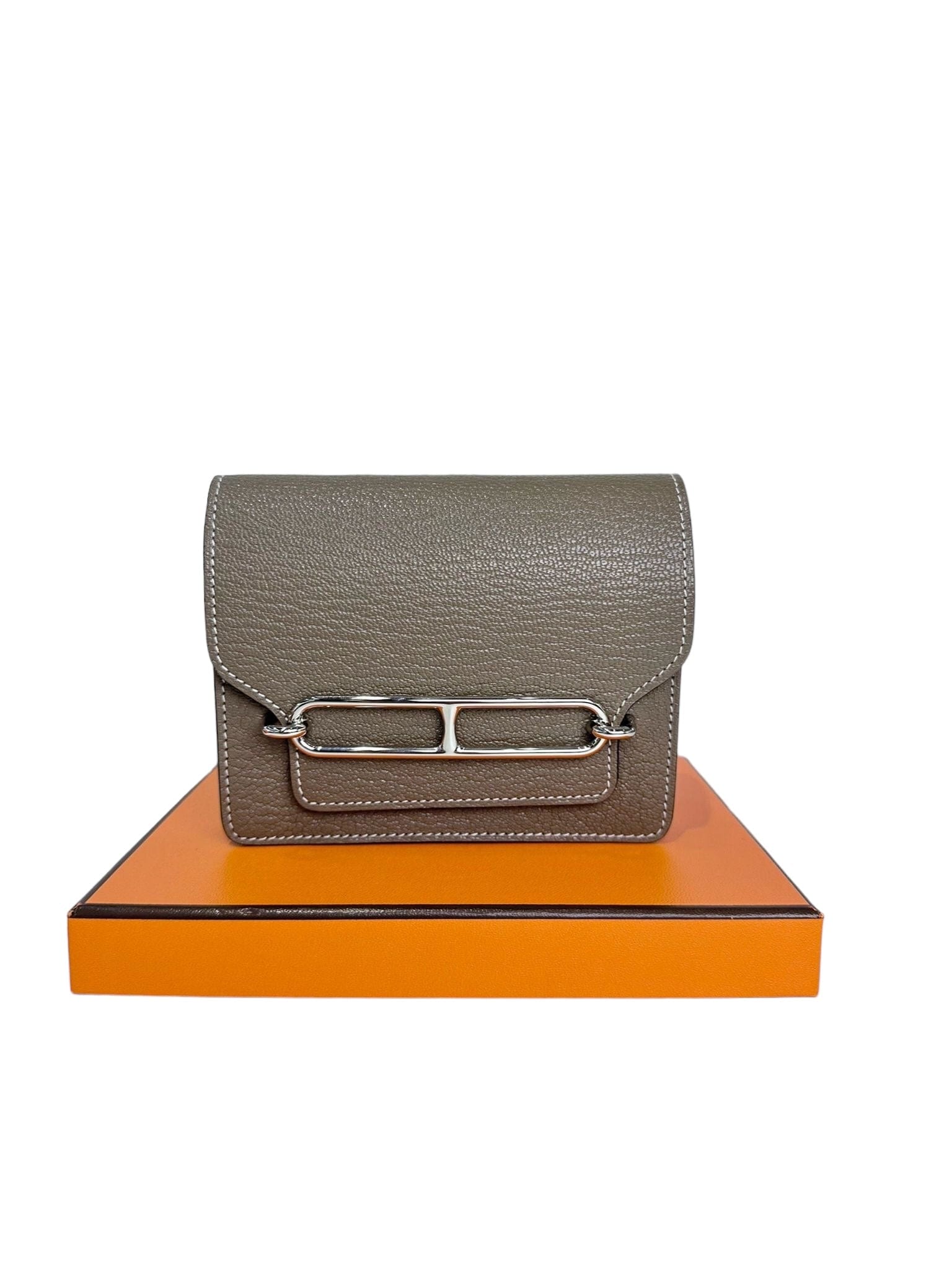 Hermes Hermes Roulis Slim Bag in Etoupe