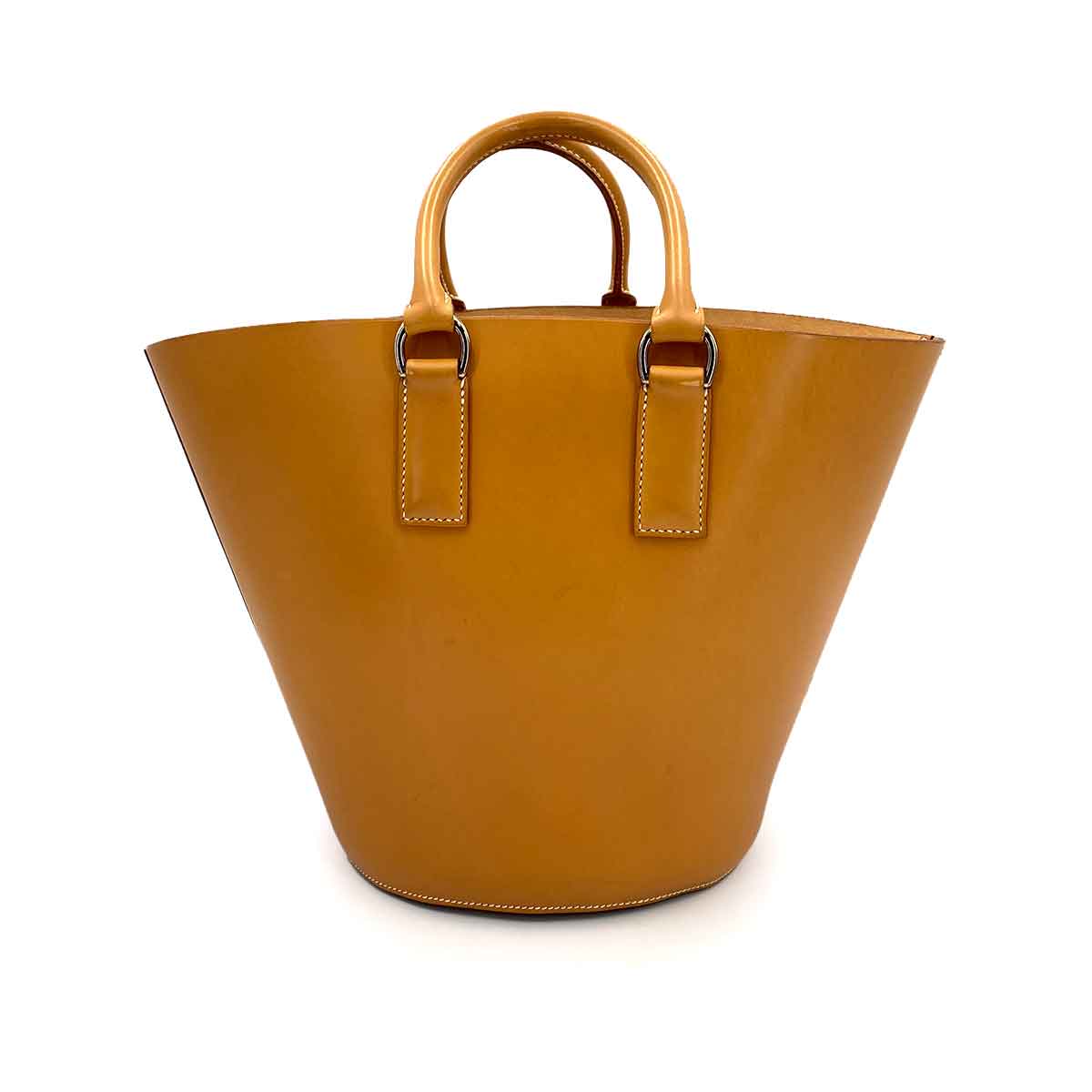 Hermès *AUCTION* Hermès Sacs A Main Cours Gold Vache Hunter PHW #K 90240951