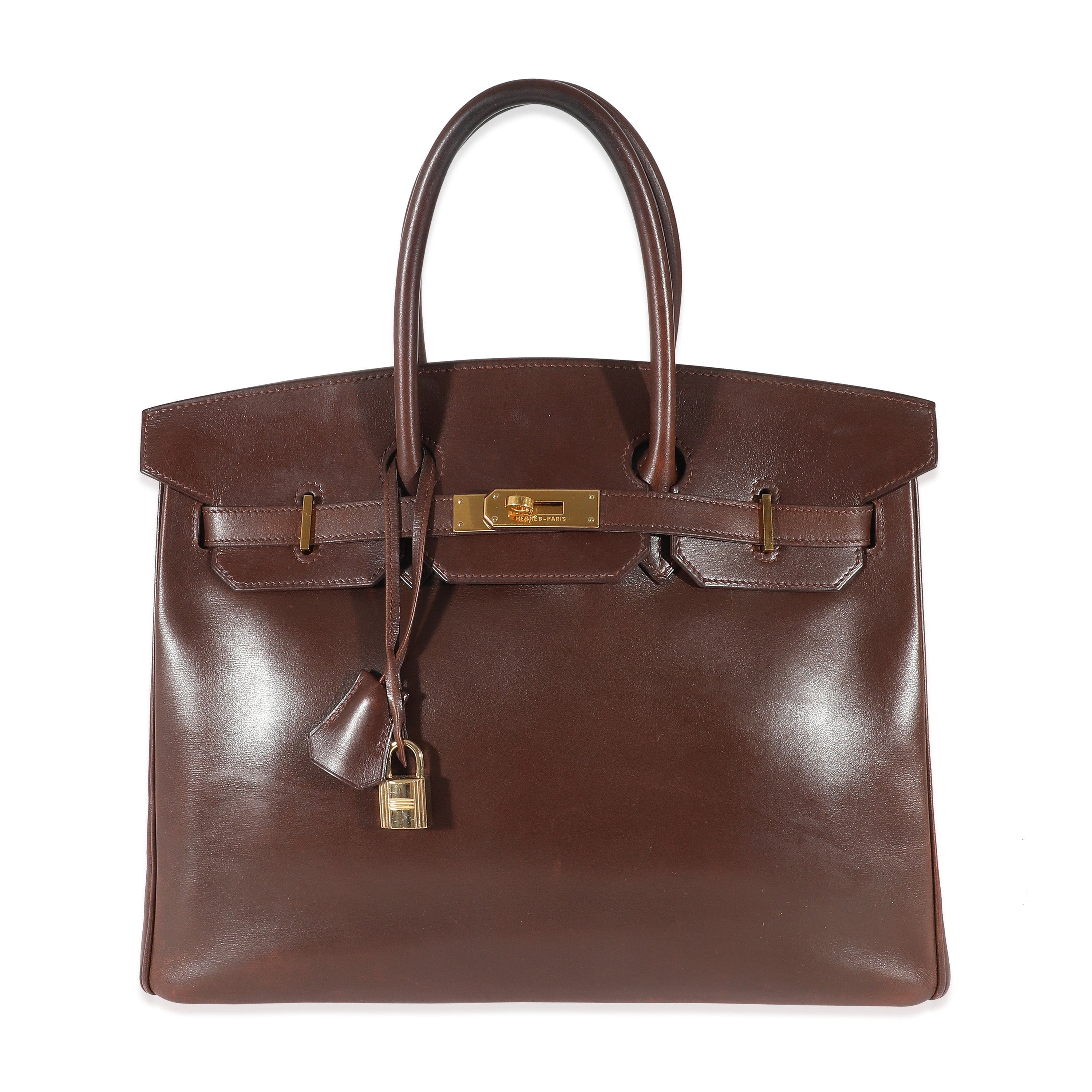 Hermès Hermes Chocolate Box Birkin 35 GHW