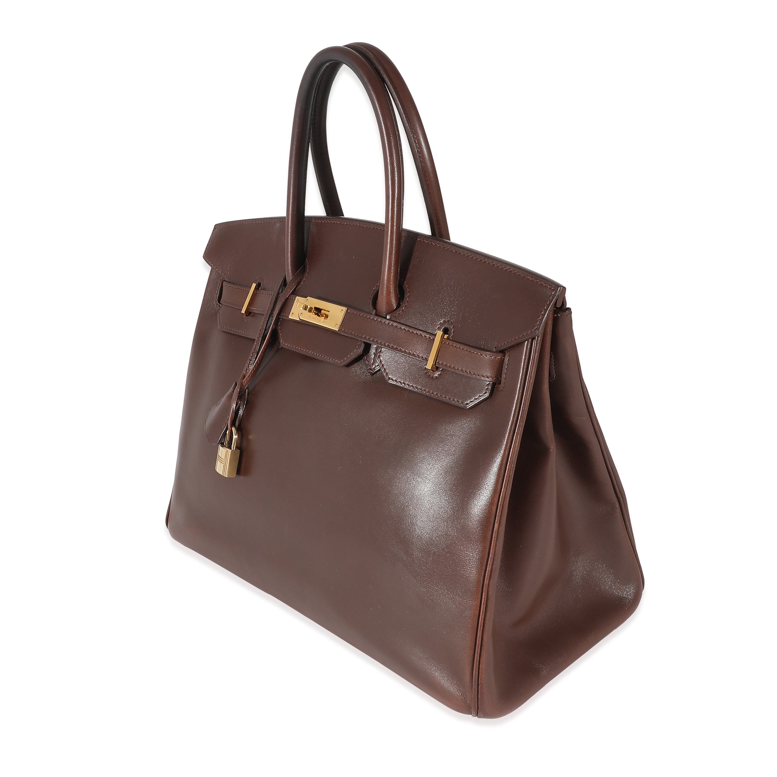 Hermès Hermes Chocolate Box Birkin 35 GHW