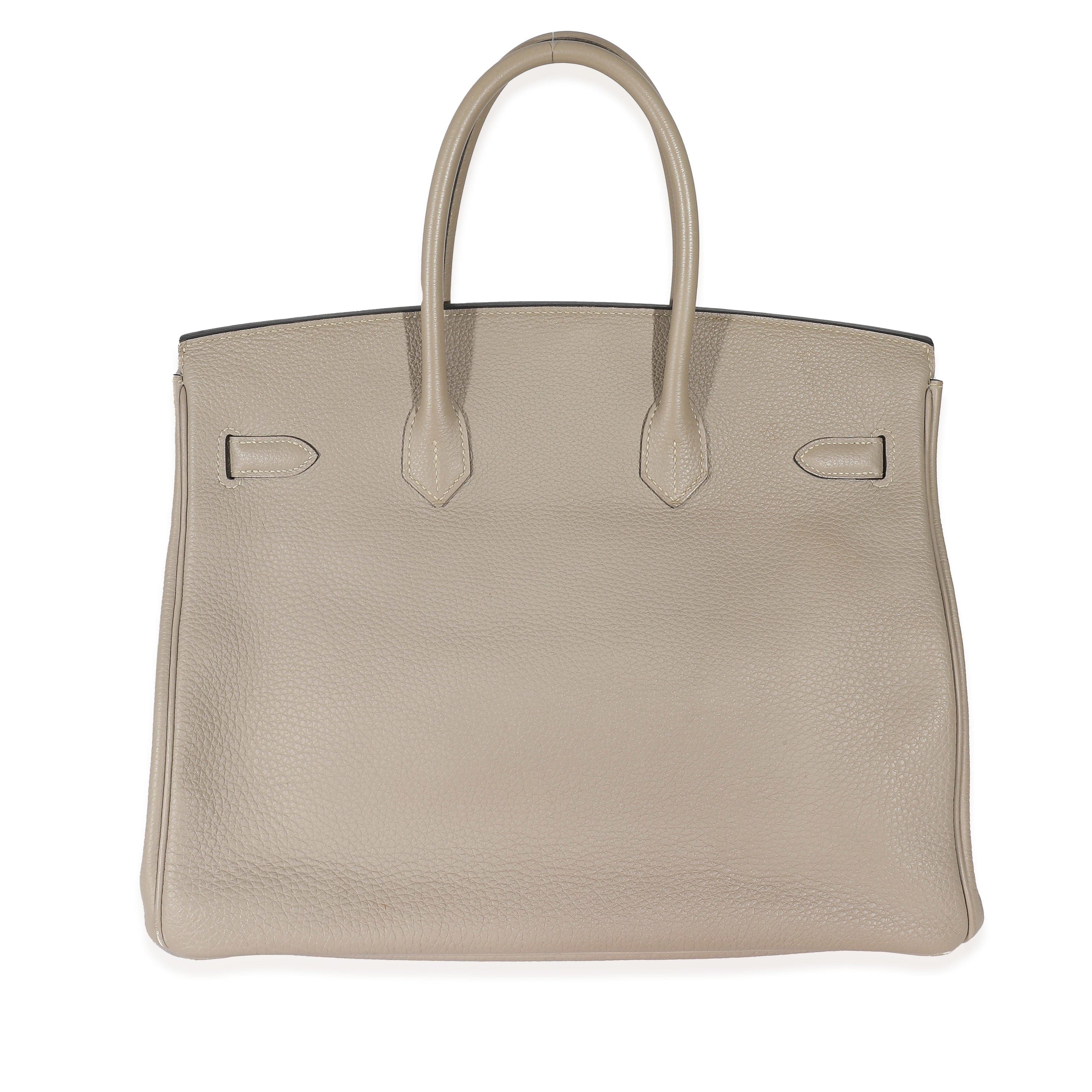 Hermès Hermès Gris Tourterelle Togo Birkin 35 PHW