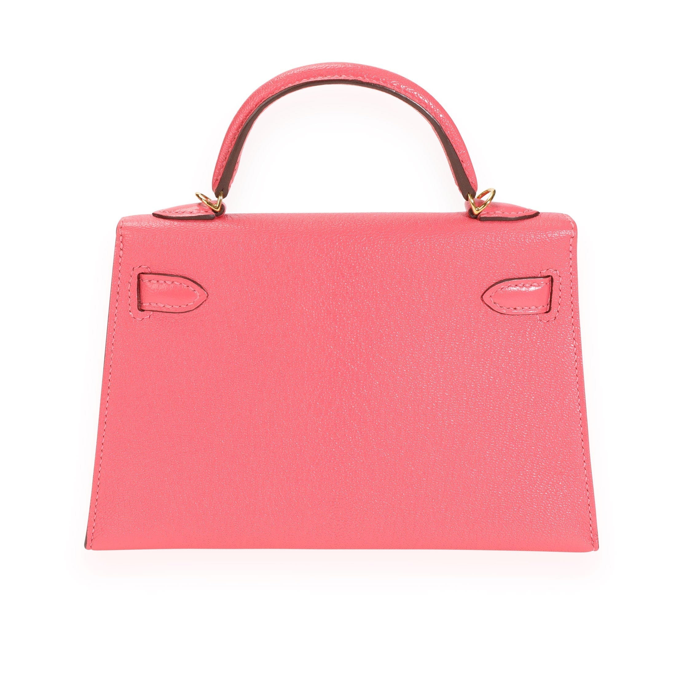 Hermès Hermès Rose Azalee Chévre Mini Kelly 20 II GHW