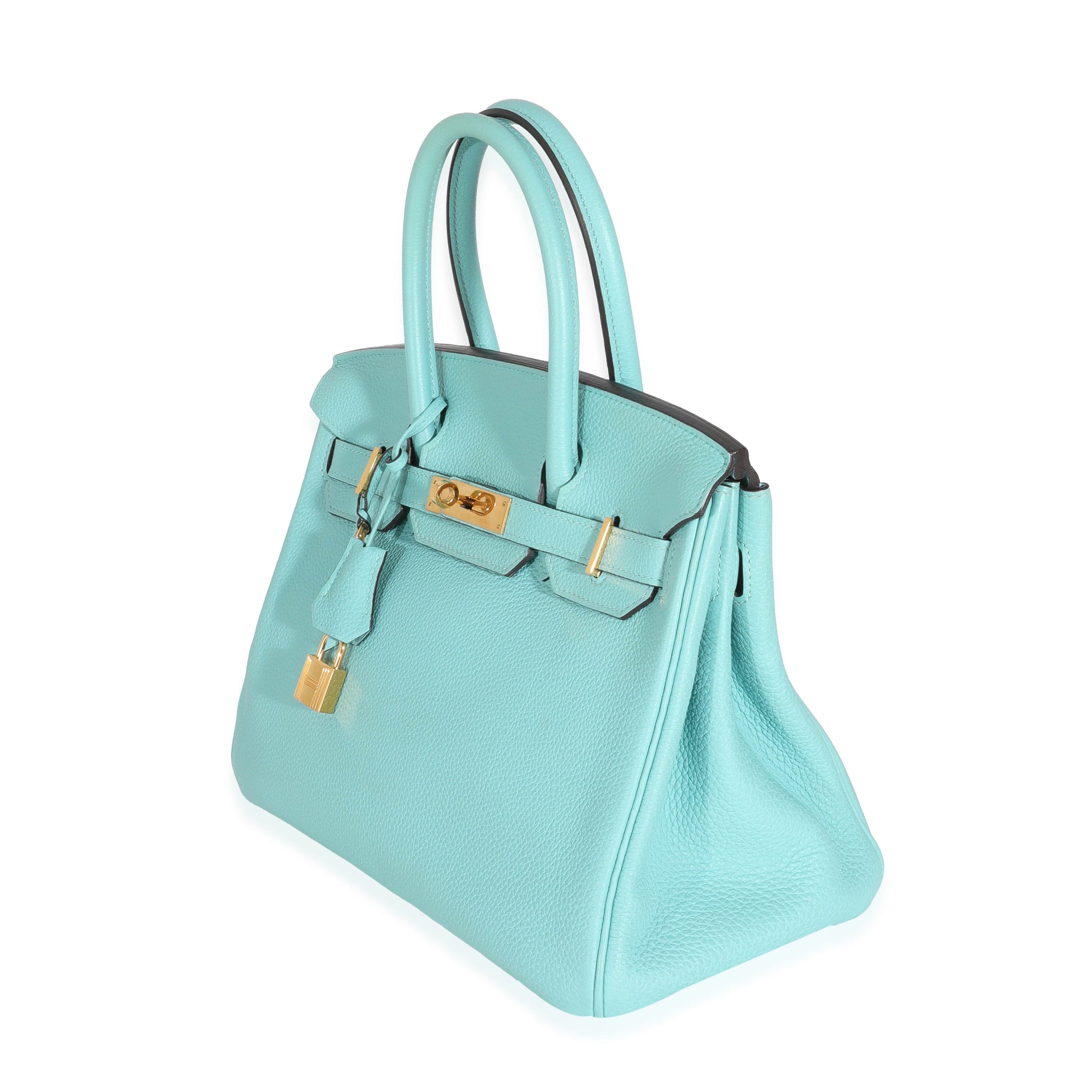 Hermès Hermès Togo Bleu Atoll Birkin 30 GHW