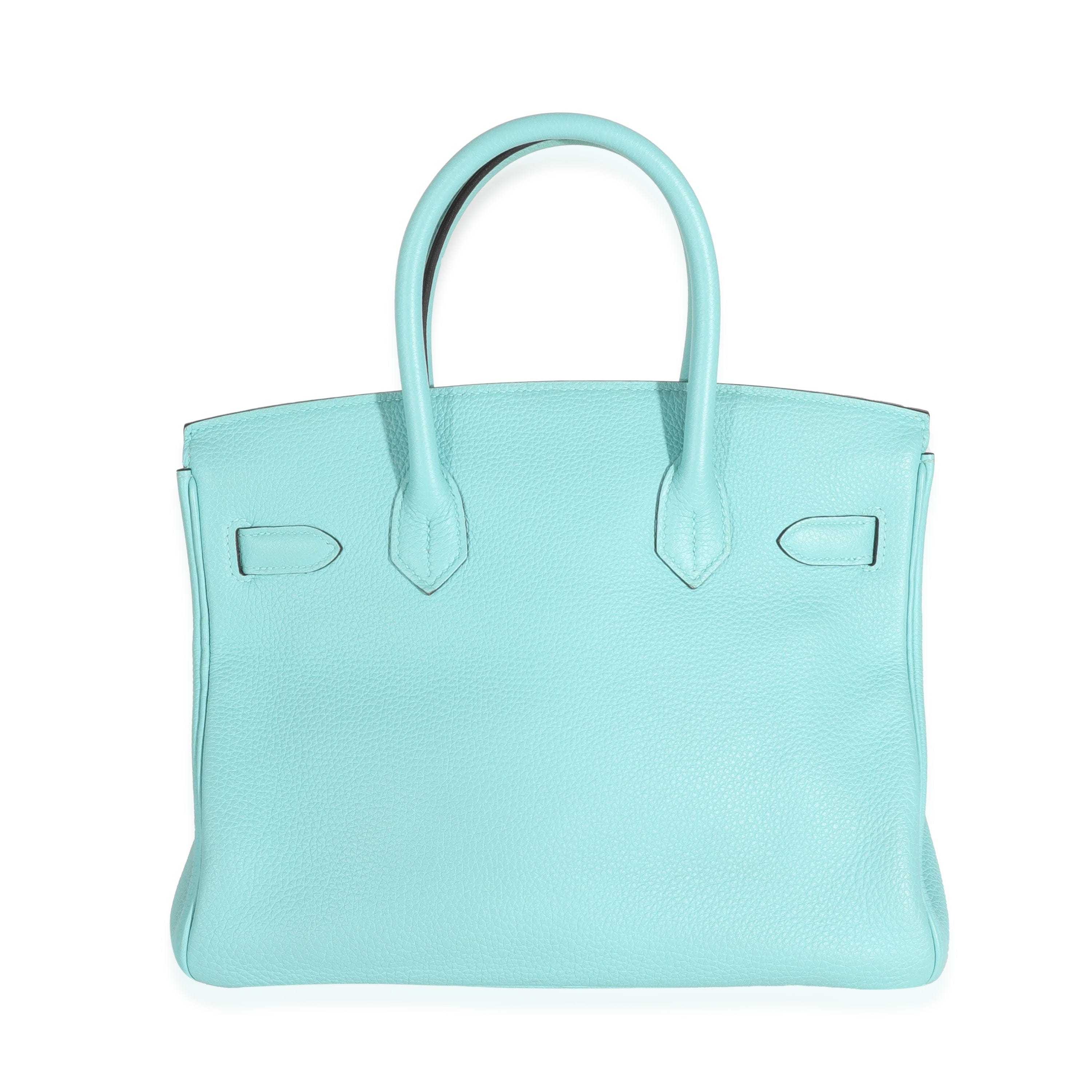 Hermès Hermès Togo Bleu Atoll Birkin 30 GHW