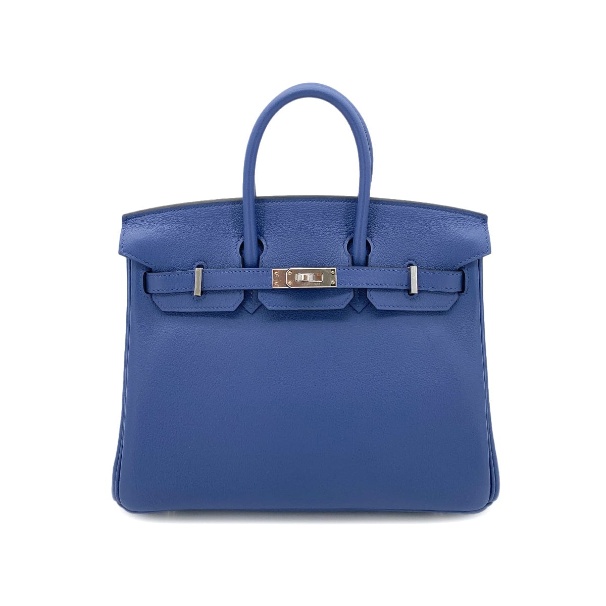 HERMES HERMES BIRKIN 25 BLUE BRIGHTON NOVILLO PHW #Z 90251950