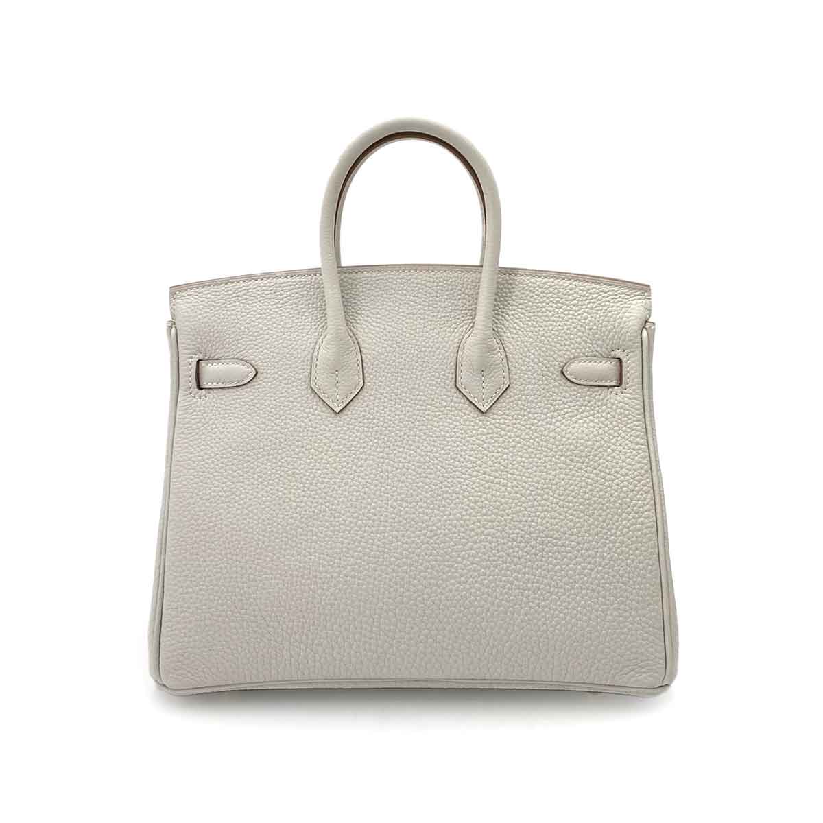 Hermès Hermès Birkin 25 Gris Perle Togo GHW #W