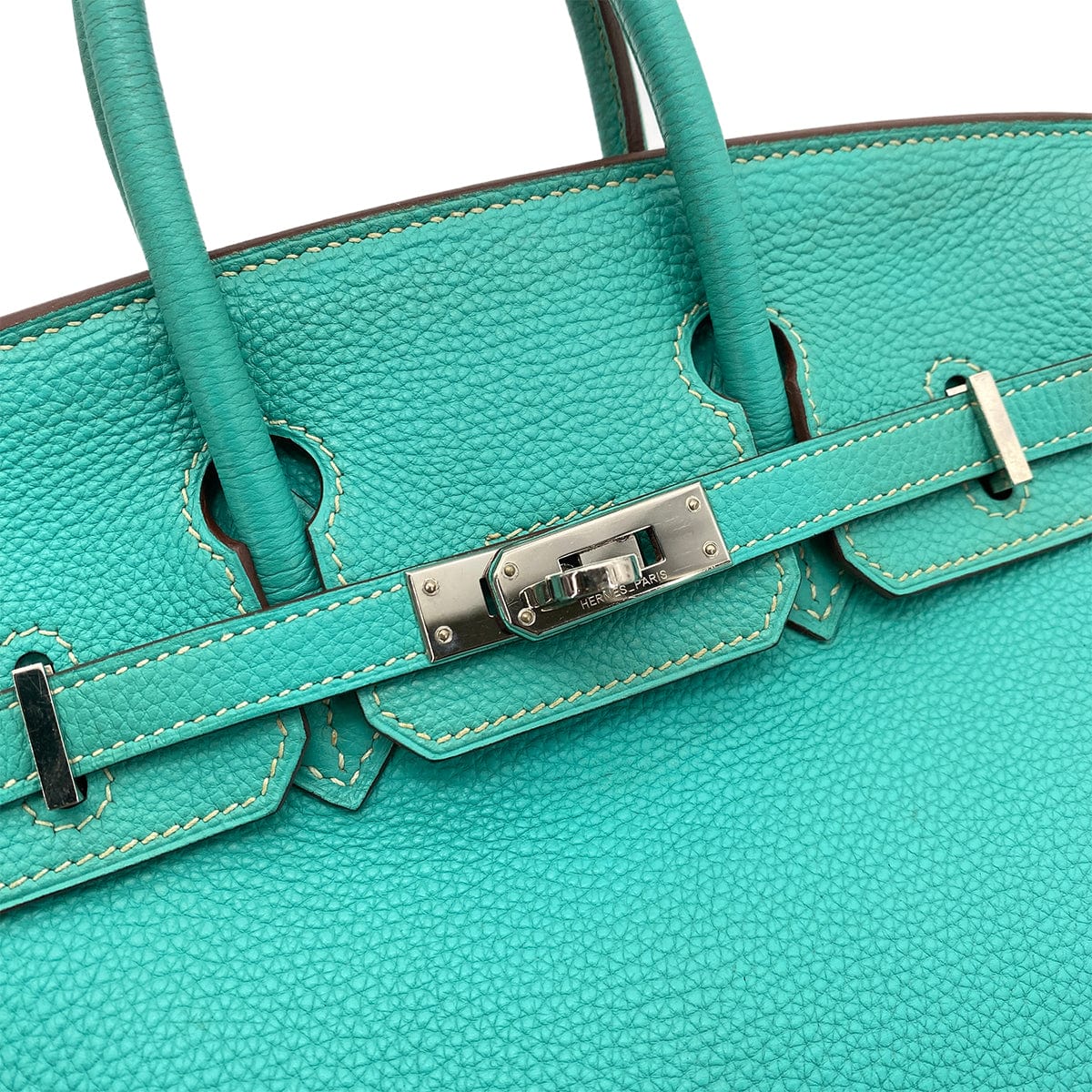 hermes HERMES BIRKIN 25 LAGON TOGO HAND BAG SHW □L SHW 90255936